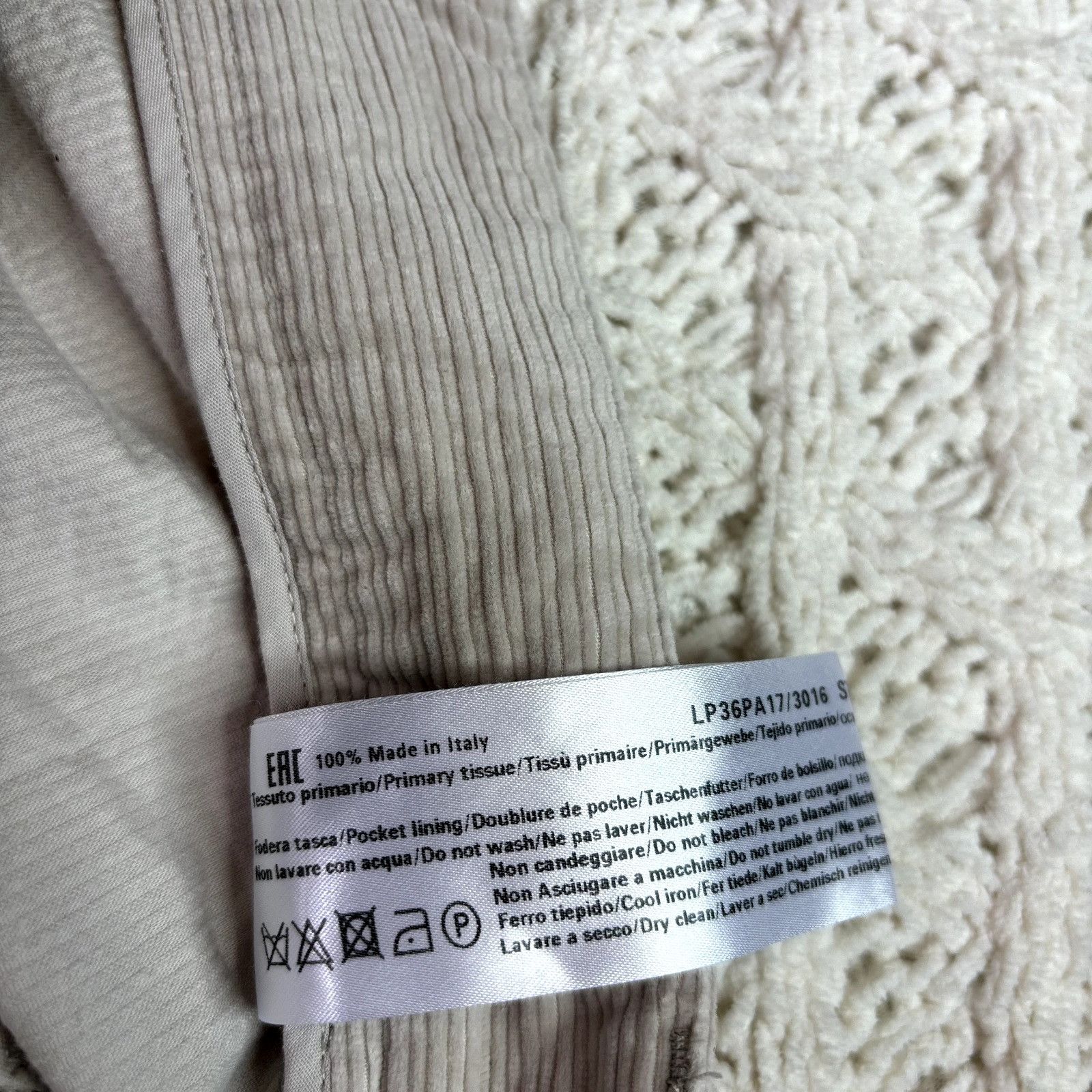 Other Lorena Antoniazzi Women's Beige Corduroy Trousers Pants - Si Size 30" / US 8 / IT 44 - 8 Thumbnail