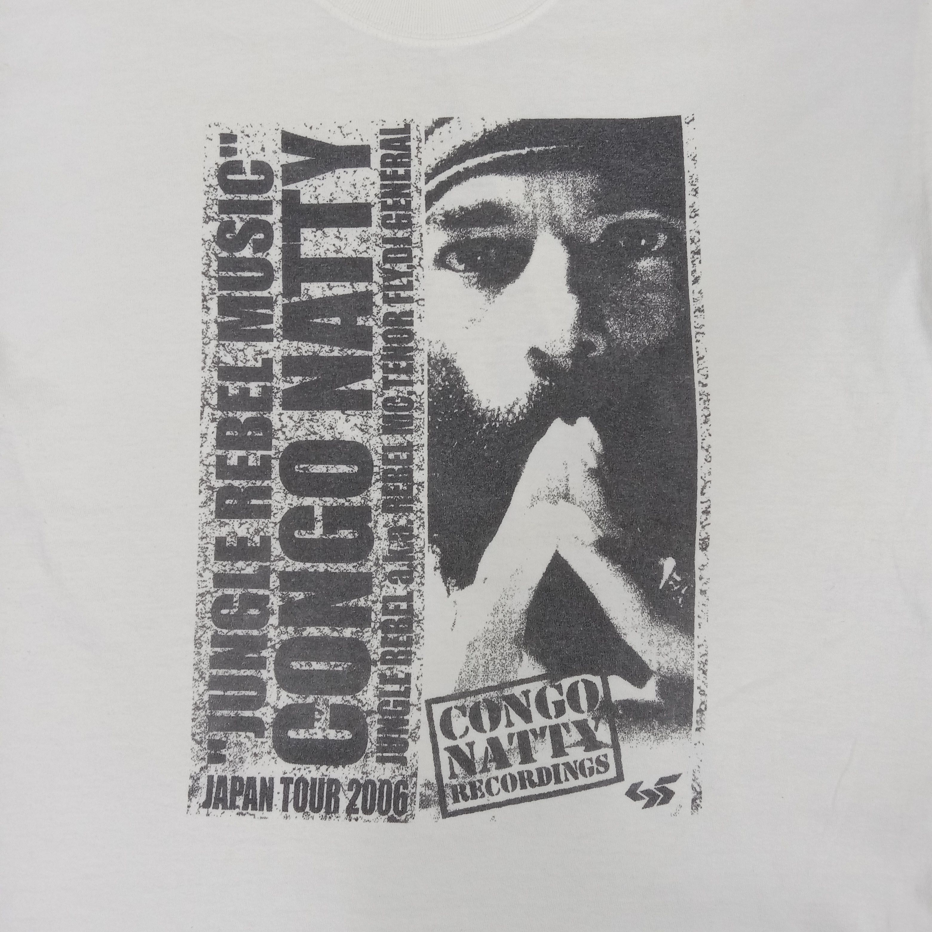 Band Tees × Vintage Rebel MC Congo Natty Japan Tour 2006 Tshirt Size US L / EU 52-54 / 3 - 2 Thumbnail