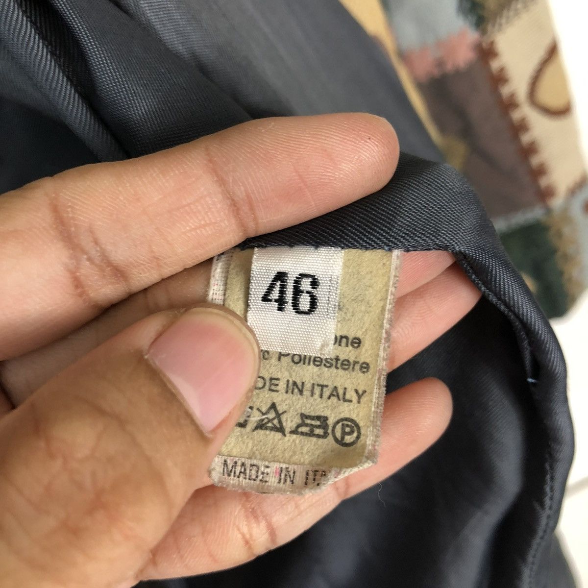 Designer 📌VINTAGE PATCHWORK DESIGN ART VALENTINA ITALY Size US S / EU 44-46 / 1 - 19 Thumbnail
