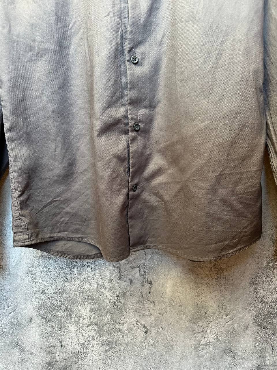 Allsaints × Designer ALLSAINTS Bixby Long Sleeve Shirt Gray Button Up Size US S / EU 44-46 / 1 - 8 Thumbnail