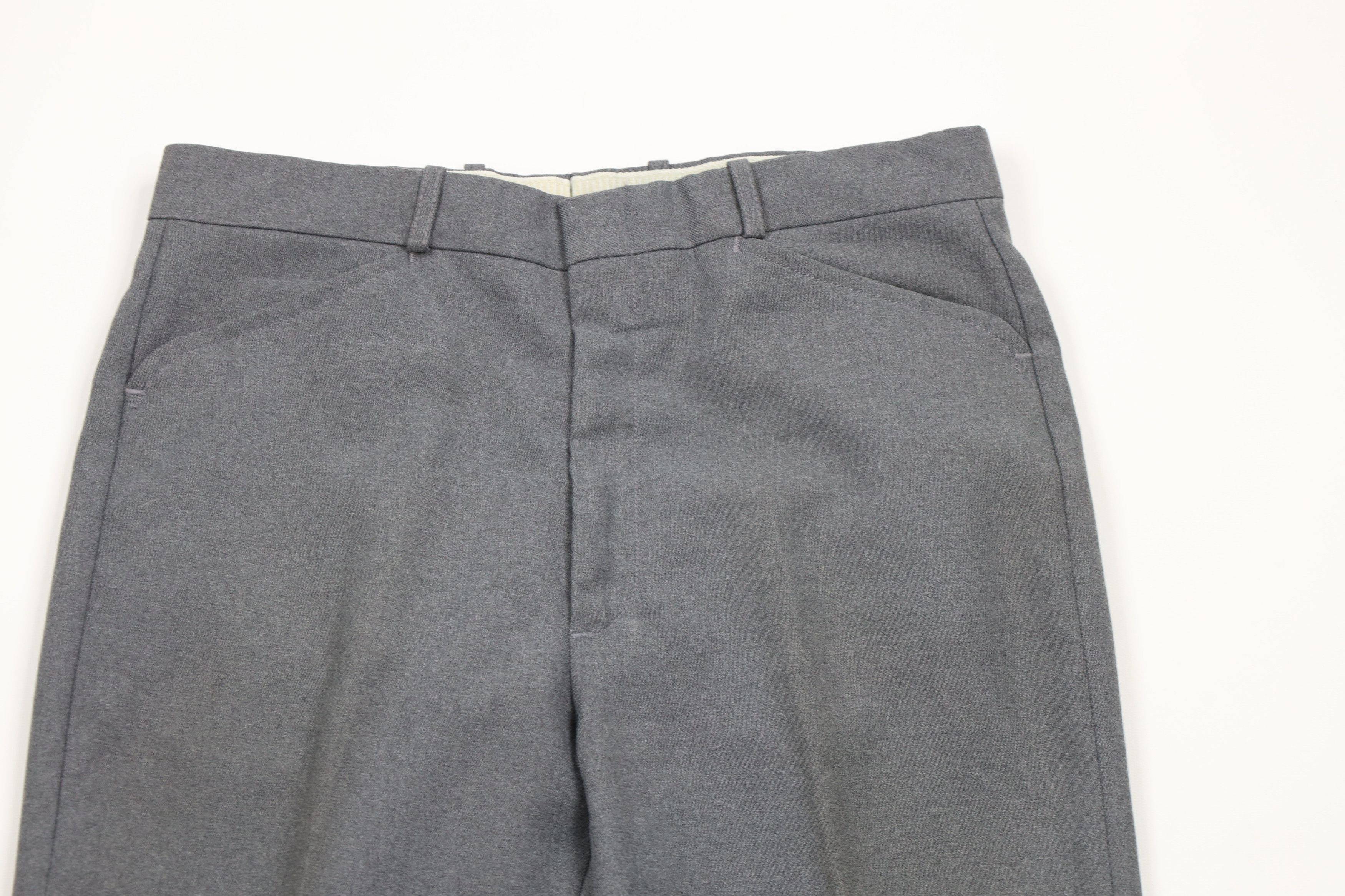 Vintage Vintage 70s Streetwear Bell Bottoms Chino Pants Gray USA Size US 32 / EU 48 - 2 Thumbnail