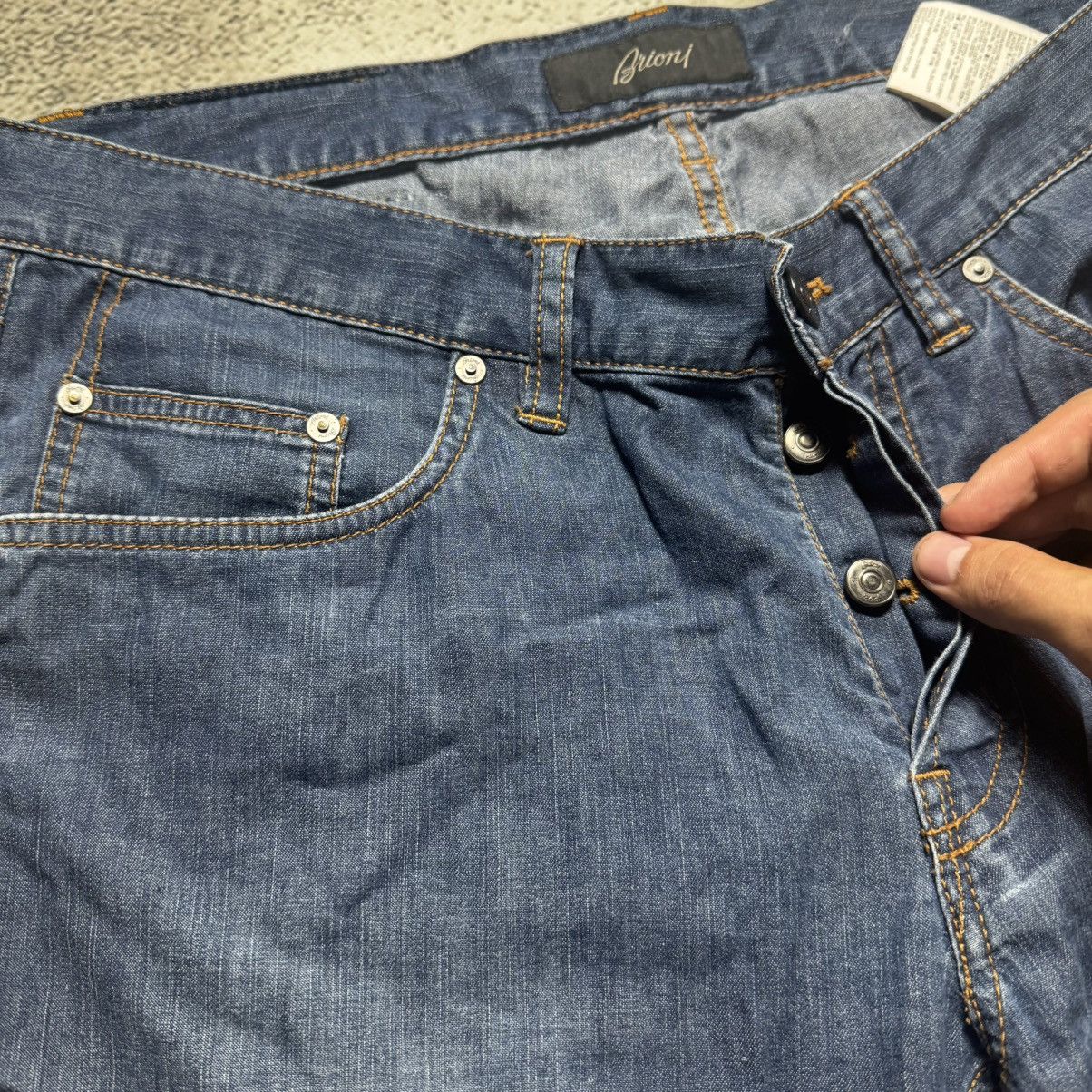 Brioni vintage brioni vens skinny fit jeans luxury 35 size Size US 30 / EU 46 - 6 Thumbnail