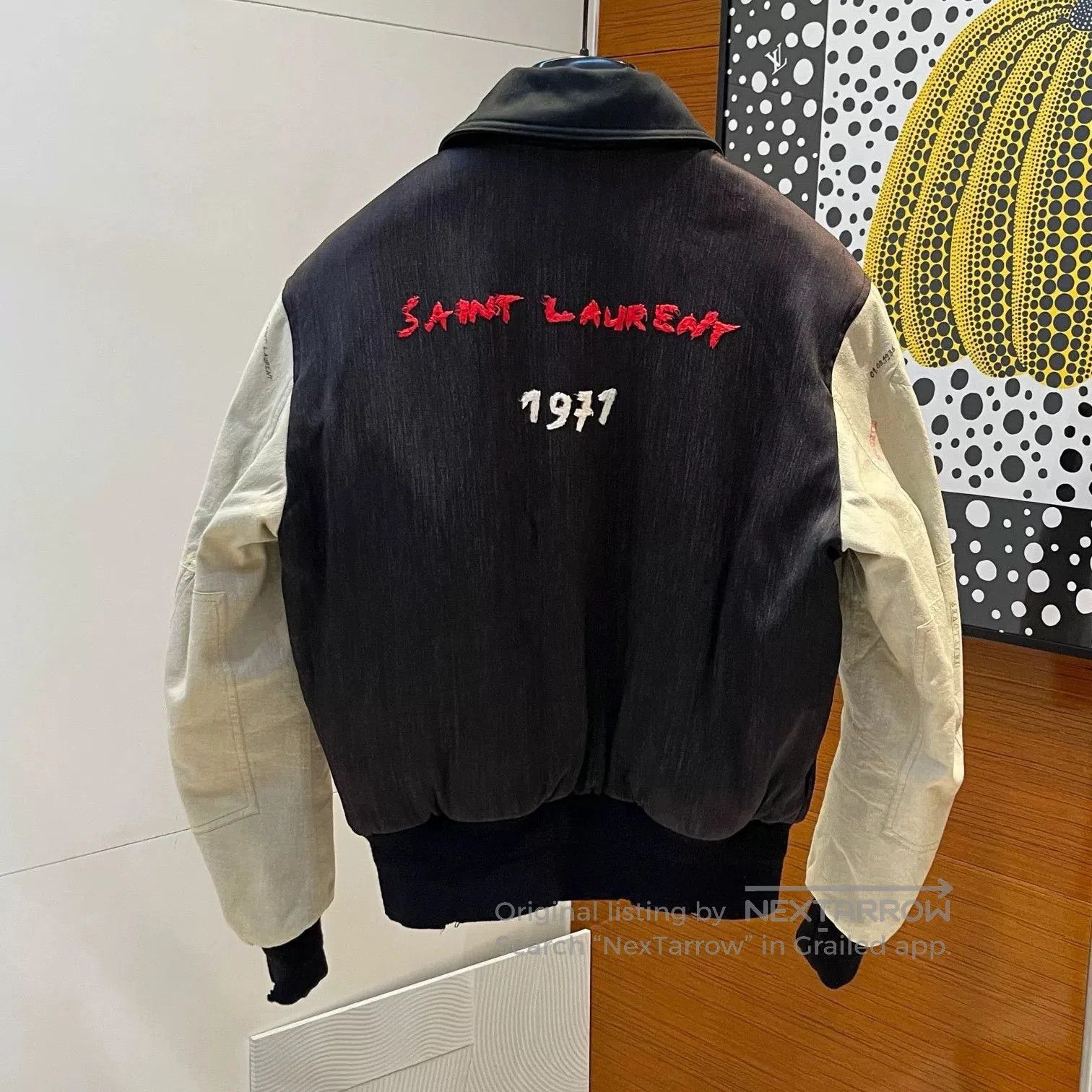 Saint Laurent Paris Saint Laurent Women's Embroidered Bomber Jacket. Size XXS / US 00 / IT 34 - 5 Thumbnail