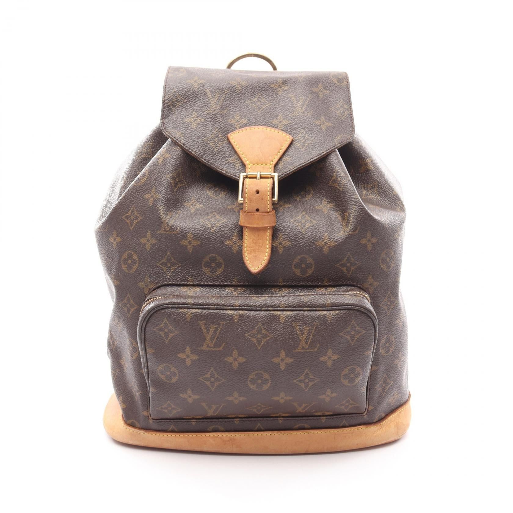 Louis Vuitton Louis Vuitton Montsouris Gm Monogram Backpack Rucksack Leather Brown Size ONE SIZE - 1 Thumbnail