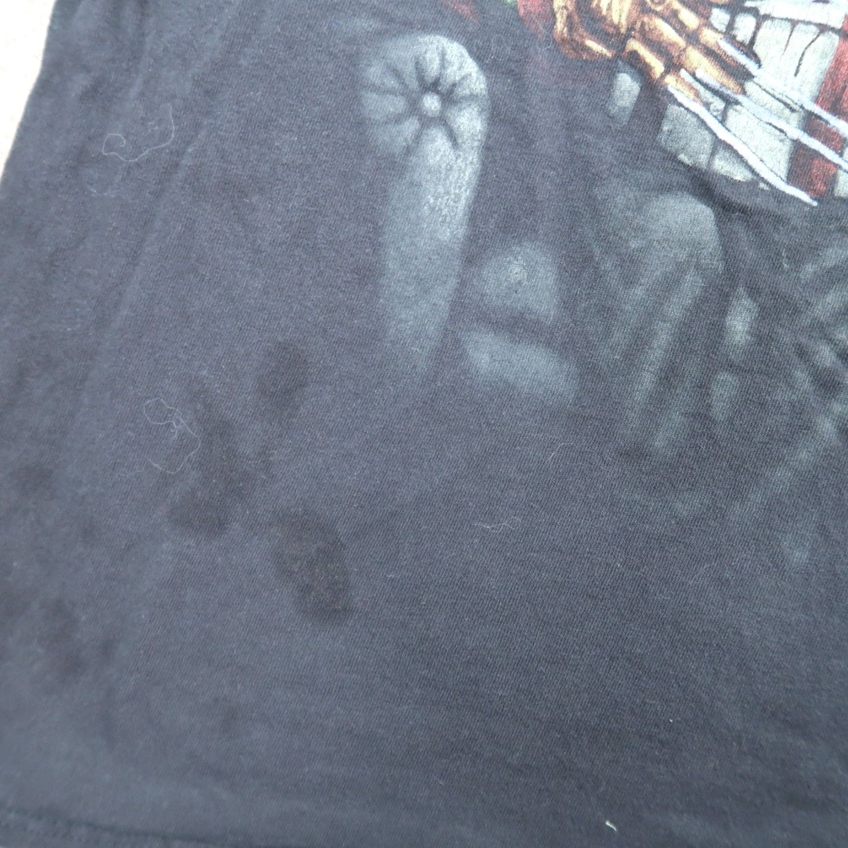 Vintage A Nightmare on Elm Street Freddy Krueger and Jason Christmas Tee 2XL Men Black Cotton Short Sleeve T-Shirt 80s Christmas Boys? Size US XXL / EU 58 / 5 - 3 Thumbnail