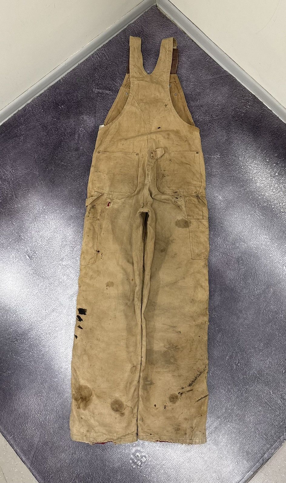 Carhartt Vintage Carhartt 1990s Duck Canvas Double Knee Bib Overalls Size US 34 / EU 50 - 2 Thumbnail