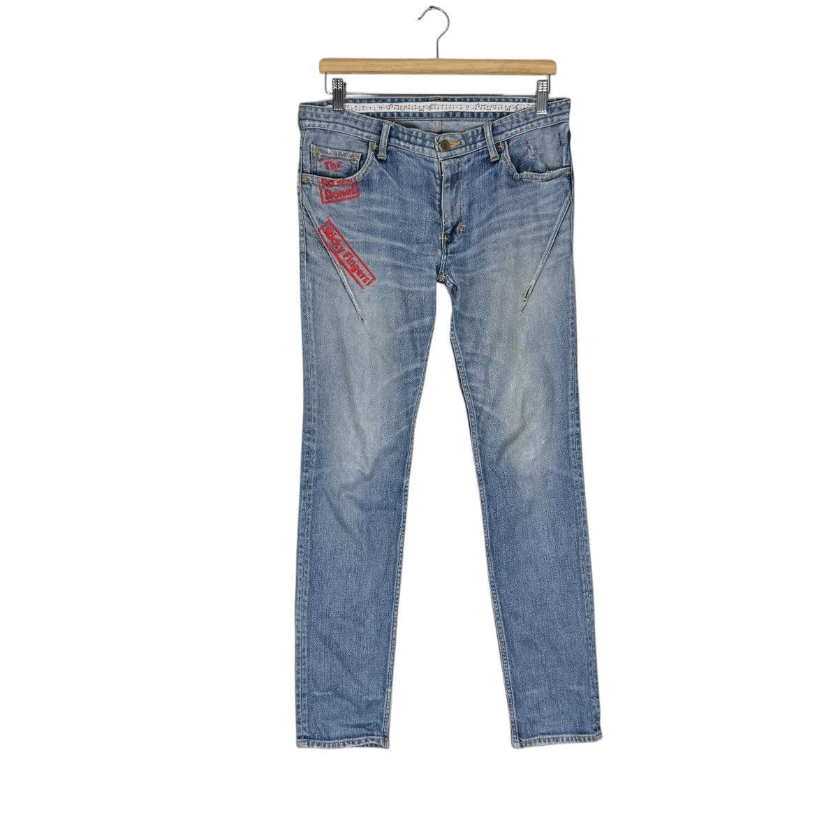 Number (N)ine 🌟NUMBER NINE X ROLLING STONES 501 DENIM JEANS PANTS Size US 30 / EU 46 - 3 Thumbnail