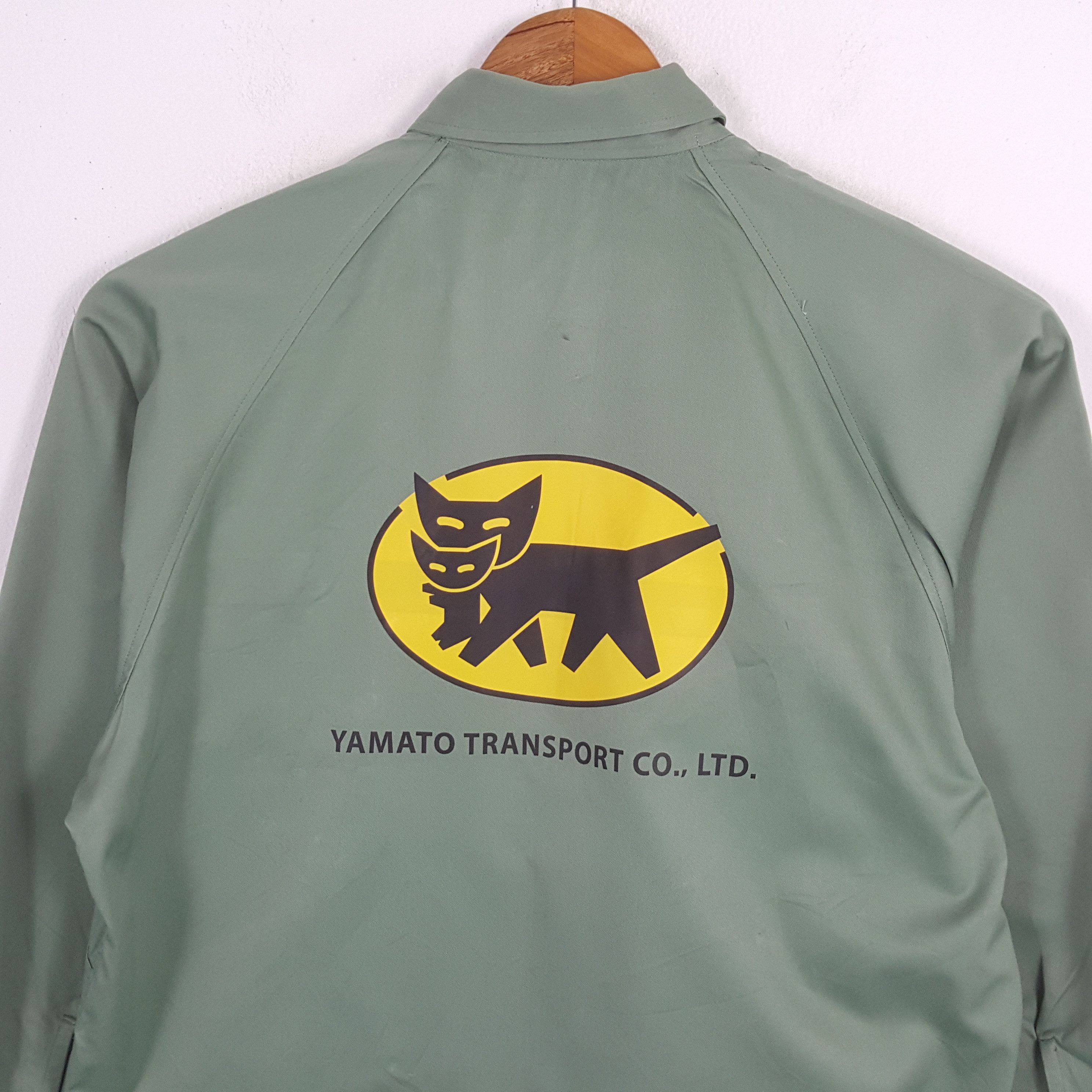 Japanese Brand × Vintage Vintage YAMATO TRANSPORT Japanese Racing Custom Jacket Size US L / EU 52-54 / 3 - 2 Thumbnail