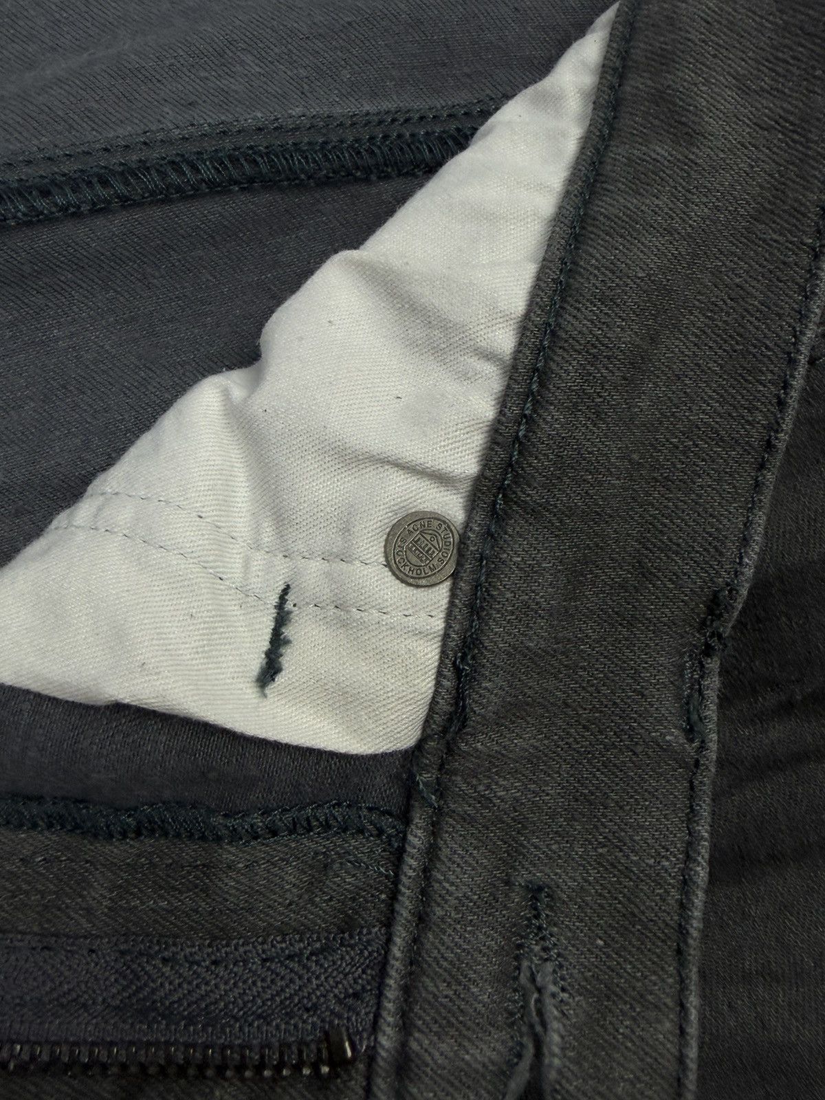 Acne Studios Acne Studios Vintage Stretch Jeans Gray Denim Slim Pants Size US 34 / EU 50 - 14 Thumbnail
