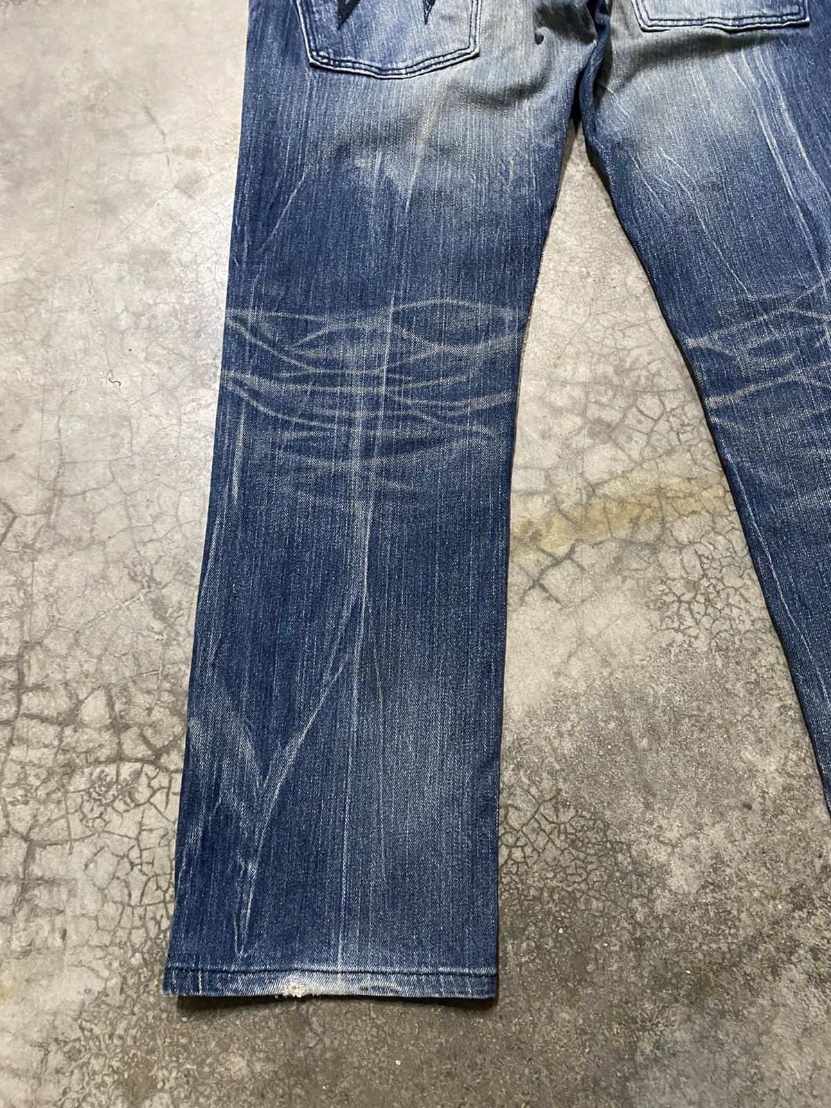Edwin × Japanese Brand Baggy Jeans Japanese Edwin Distressed Size US 33 - 8 Thumbnail