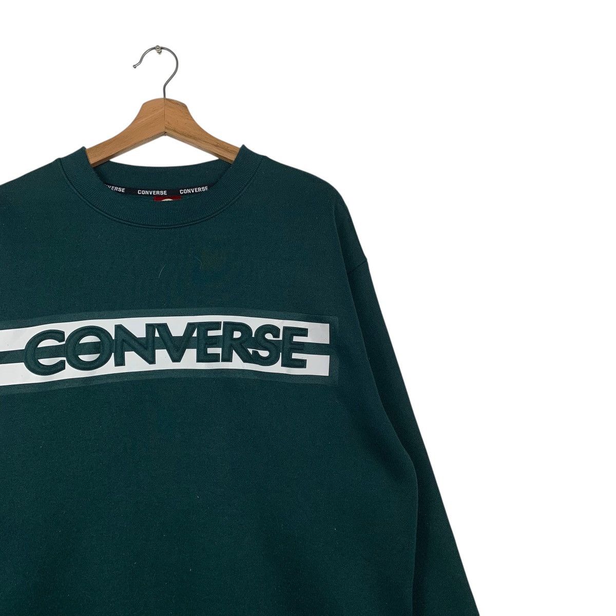 Converse Converse Big Logo Green Sweatshirt Size US M / EU 48-50 / 2 - 5 Thumbnail