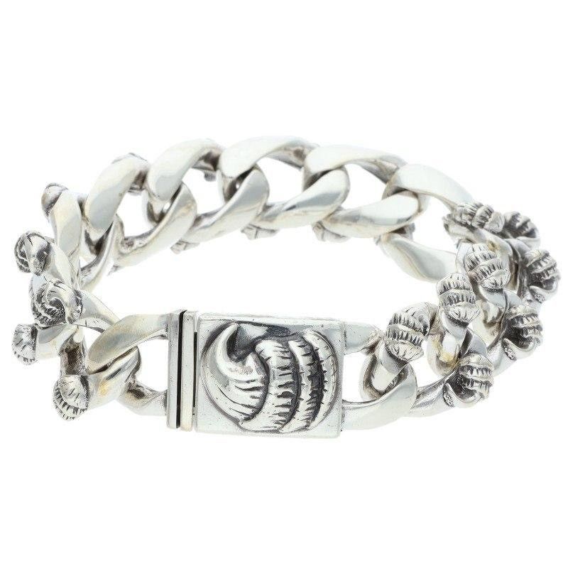 Chrome Hearts 12LINK Chrome Hearts Crow ID Bracelet Size ONE SIZE - 1 Thumbnail