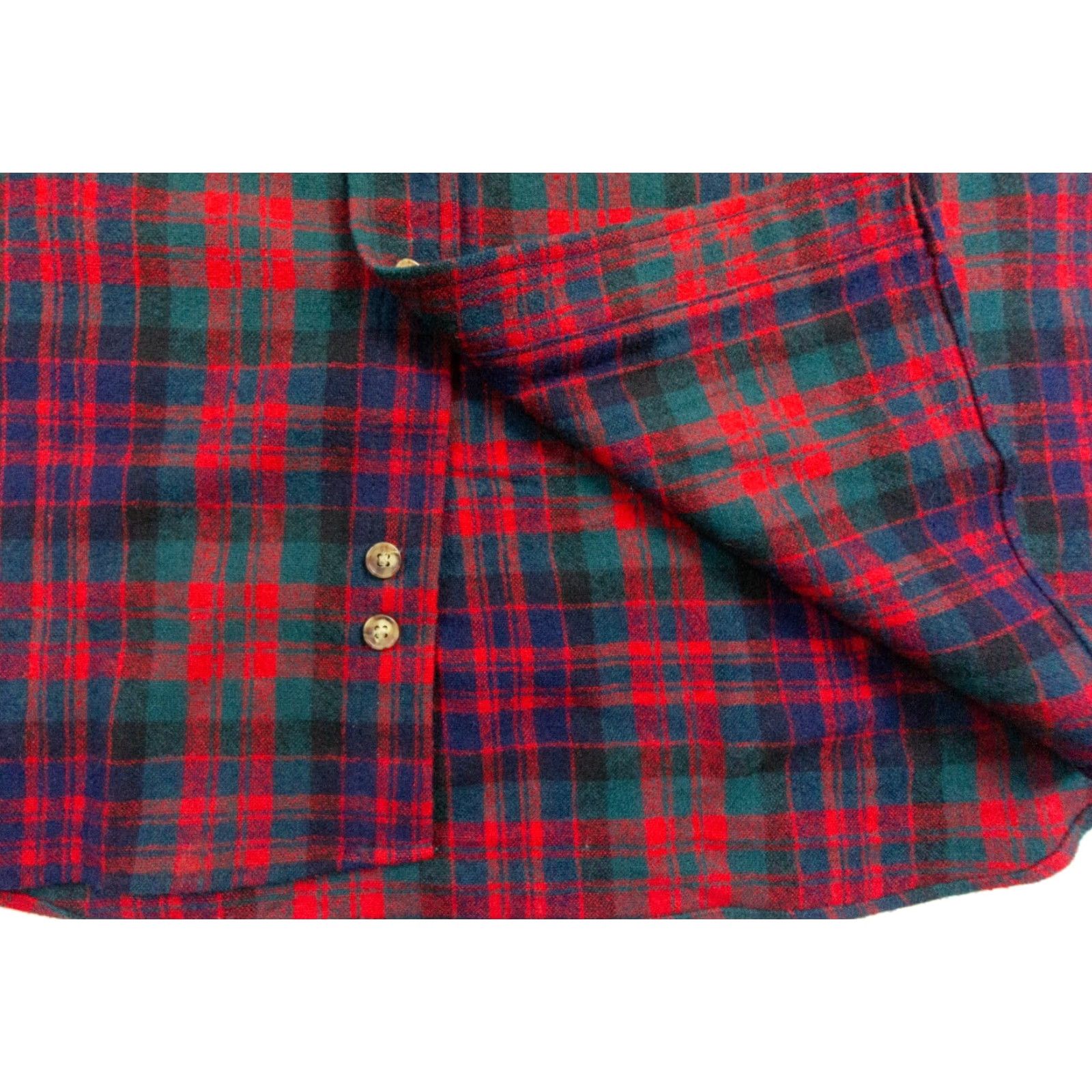 Pendleton VINTAGE Pendleton Flannel Button-Up Shirt Mens Large Red Plaid Wool Outdoors Size US L / EU 52-54 / 3 - 5 Thumbnail