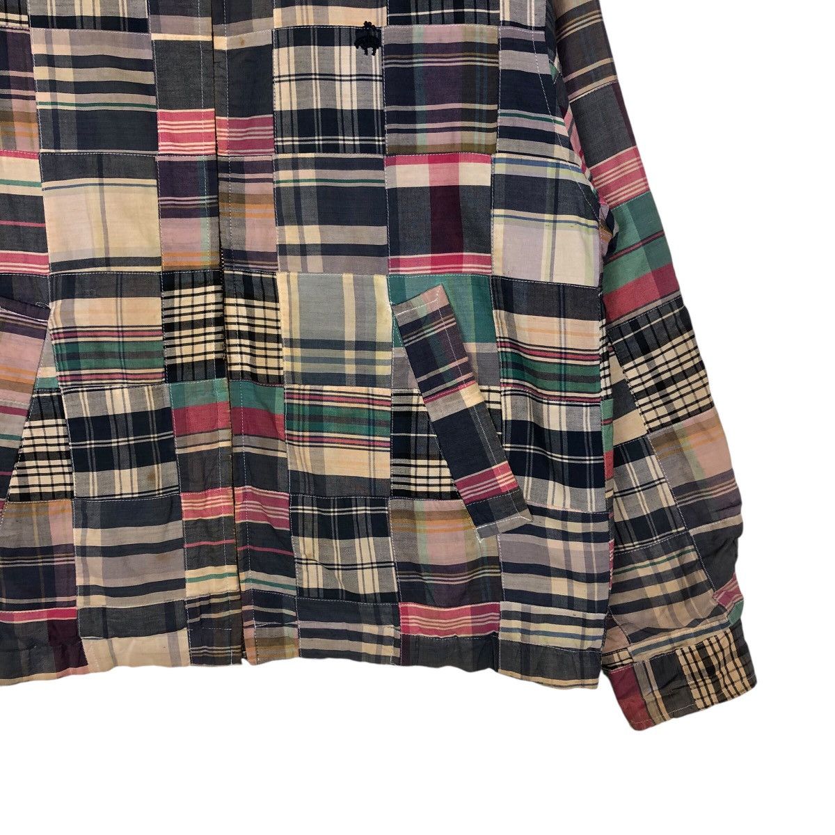 Japanese Brand 📌Vintage Bomber Jacket Patch Work Design Brooks Brother Size US S / EU 44-46 / 1 - 6 Thumbnail
