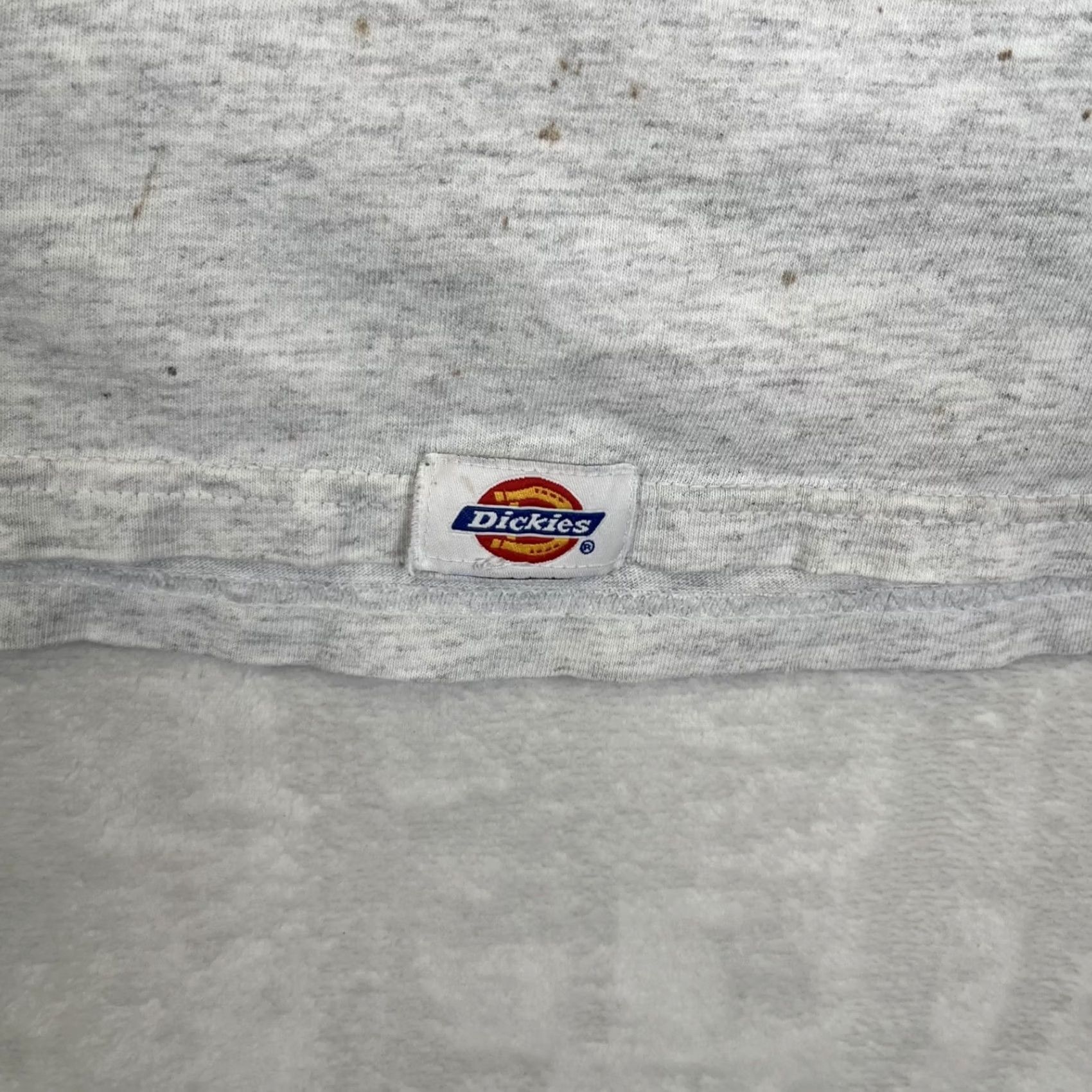 Dickies VINTAGE Dickies T-Shirt Pocket 2XL Men Gray Cotton Short Sleeve Crew Neck 90s Grunge Work Wear Size US XXL / EU 58 / 5 - 2 Thumbnail
