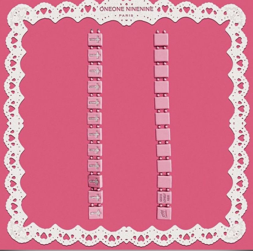 1199 Bazo1199 Pink cross bracelet Size ONE SIZE - 9 Thumbnail