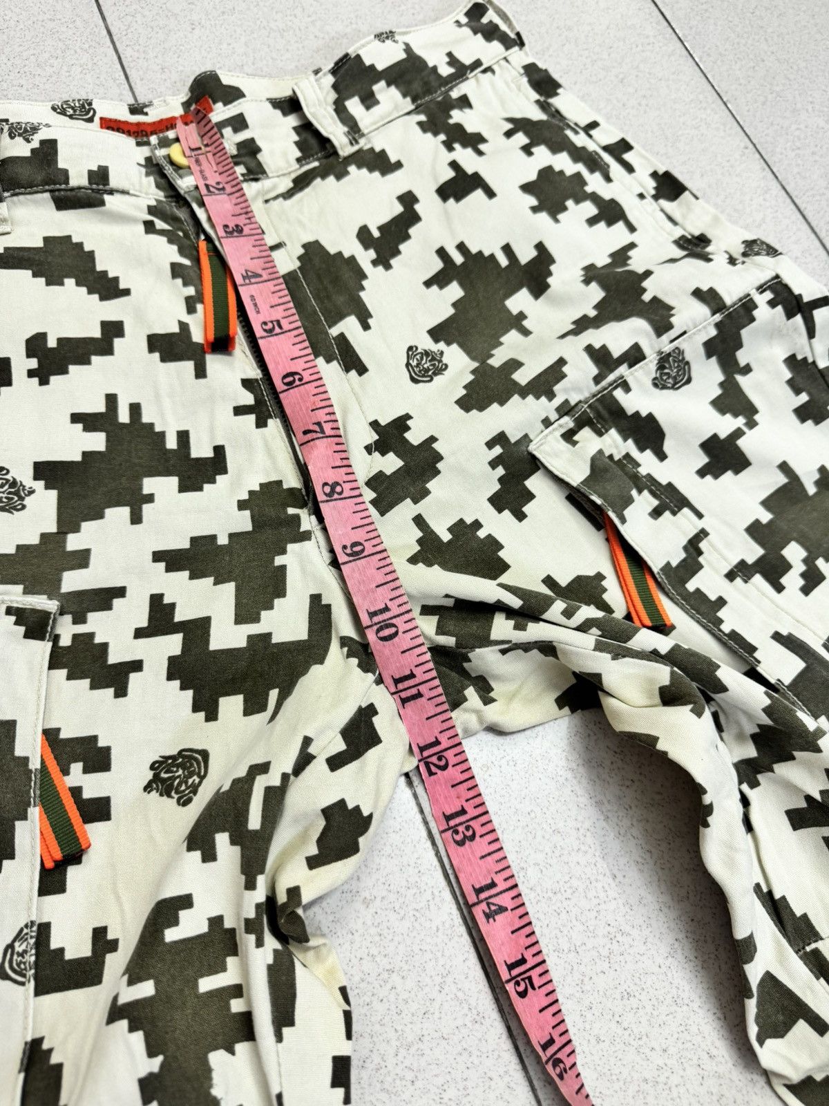 291295=Homme 291295 HOMME DIGITAL CAMOUFLAGE CROPPED PANTS Size US 31 - 12 Thumbnail