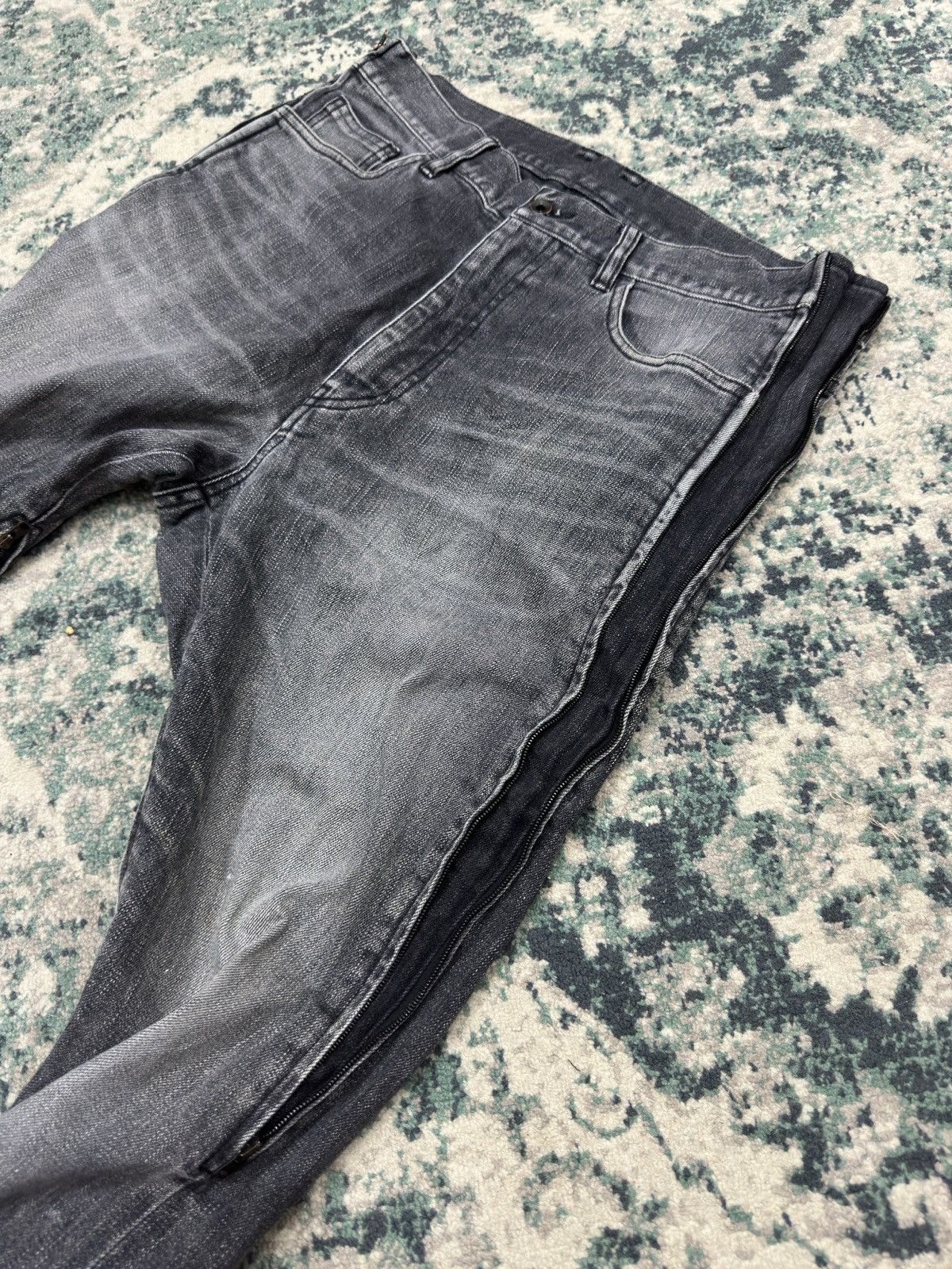 ato Aatoo Modeled By Masayori Matsumo Hybrid Zipper Flared Denim Size US 32 / EU 48 - 9 Thumbnail