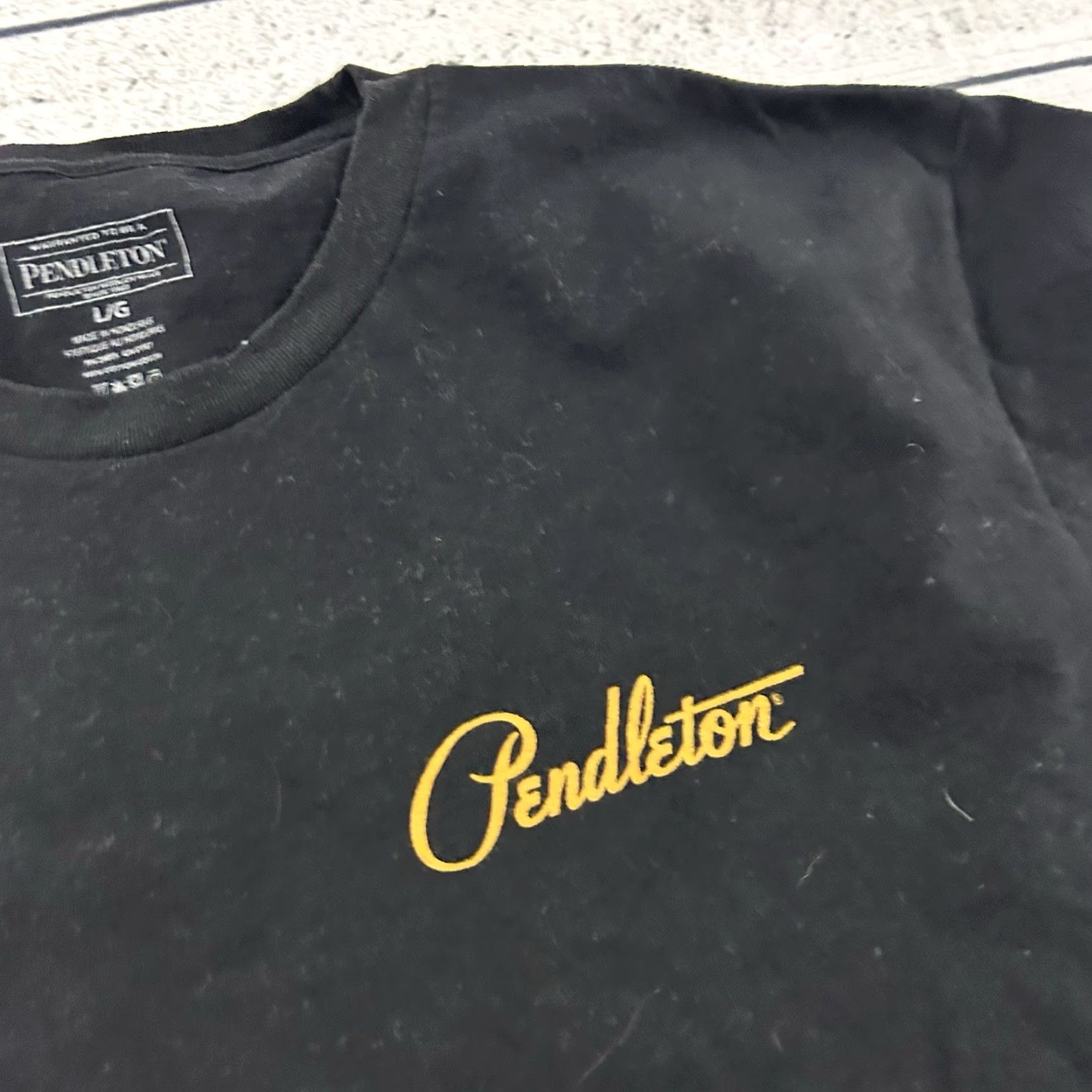 Pendleton Pendleton Short Sleeve T Shirt Men Large Black Size US L / EU 52-54 / 3 - 3 Thumbnail