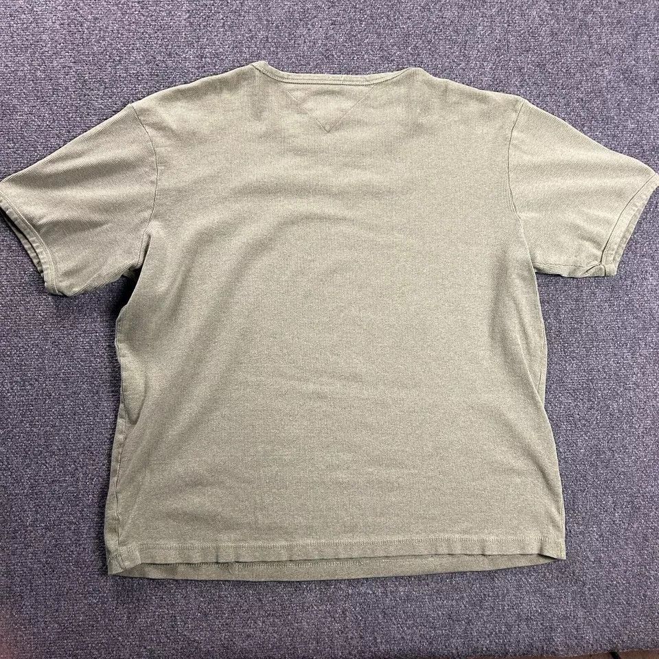 Tommy Hilfiger × Vintage Vintage Tommy Hilfiger Shirt Mens 2XL Green Y2K Cotton Size US XXL / EU 58 / 5 - 8 Thumbnail