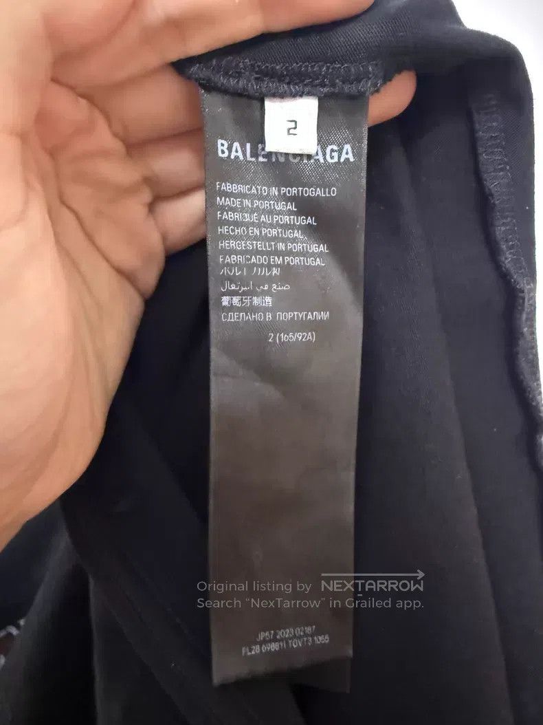 Balenciaga Balenciaga Reversed Night Scene Eiffel Tower Burnt Letter Size US M / EU 48-50 / 2 - 4 Thumbnail