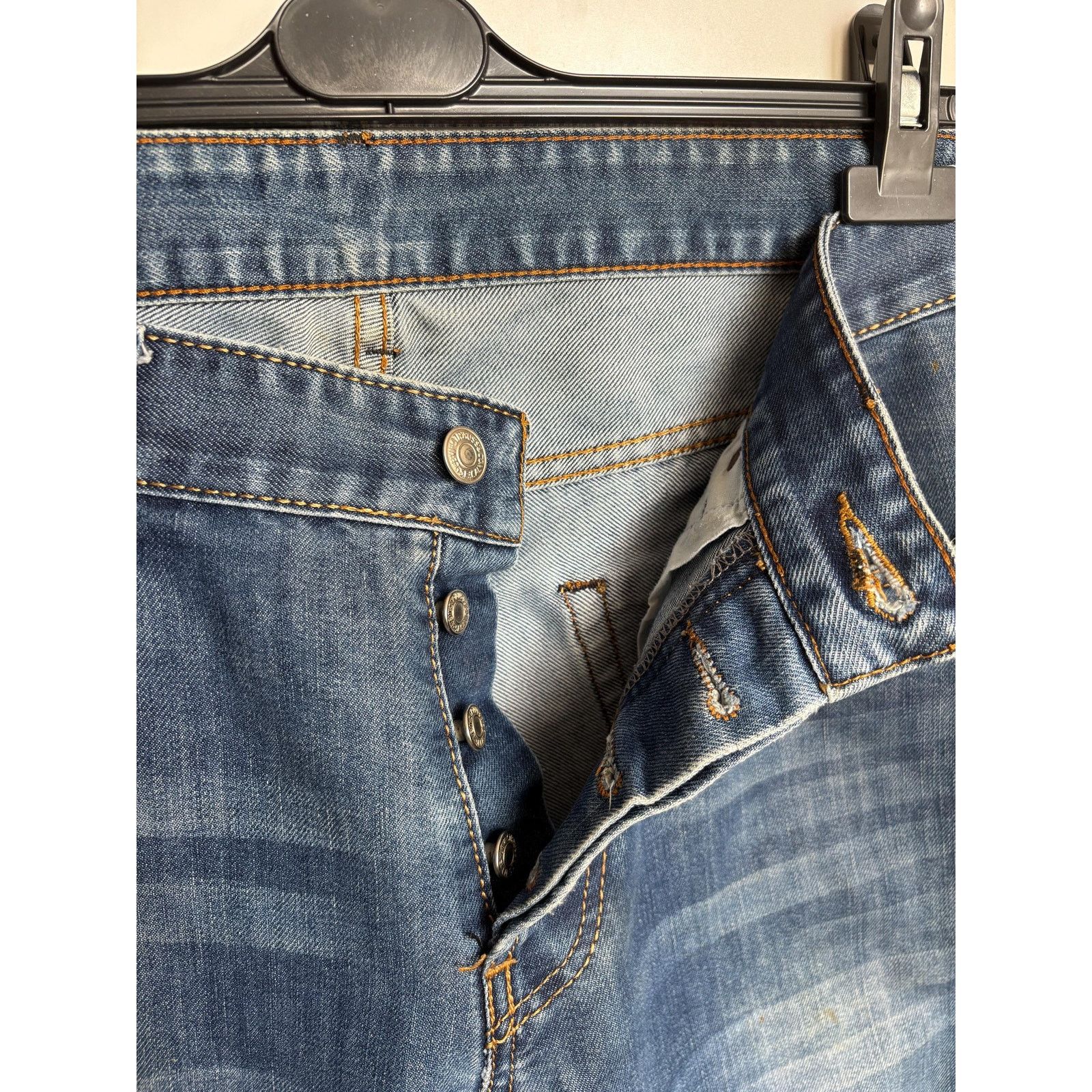 Japanese Brand × Levi's × Levi's Vintage Clothing Levi’s 501 USA W34 L34 544 Button Fly Straight Leg 90s Denim Size US 34 / EU 50 - 4 Thumbnail