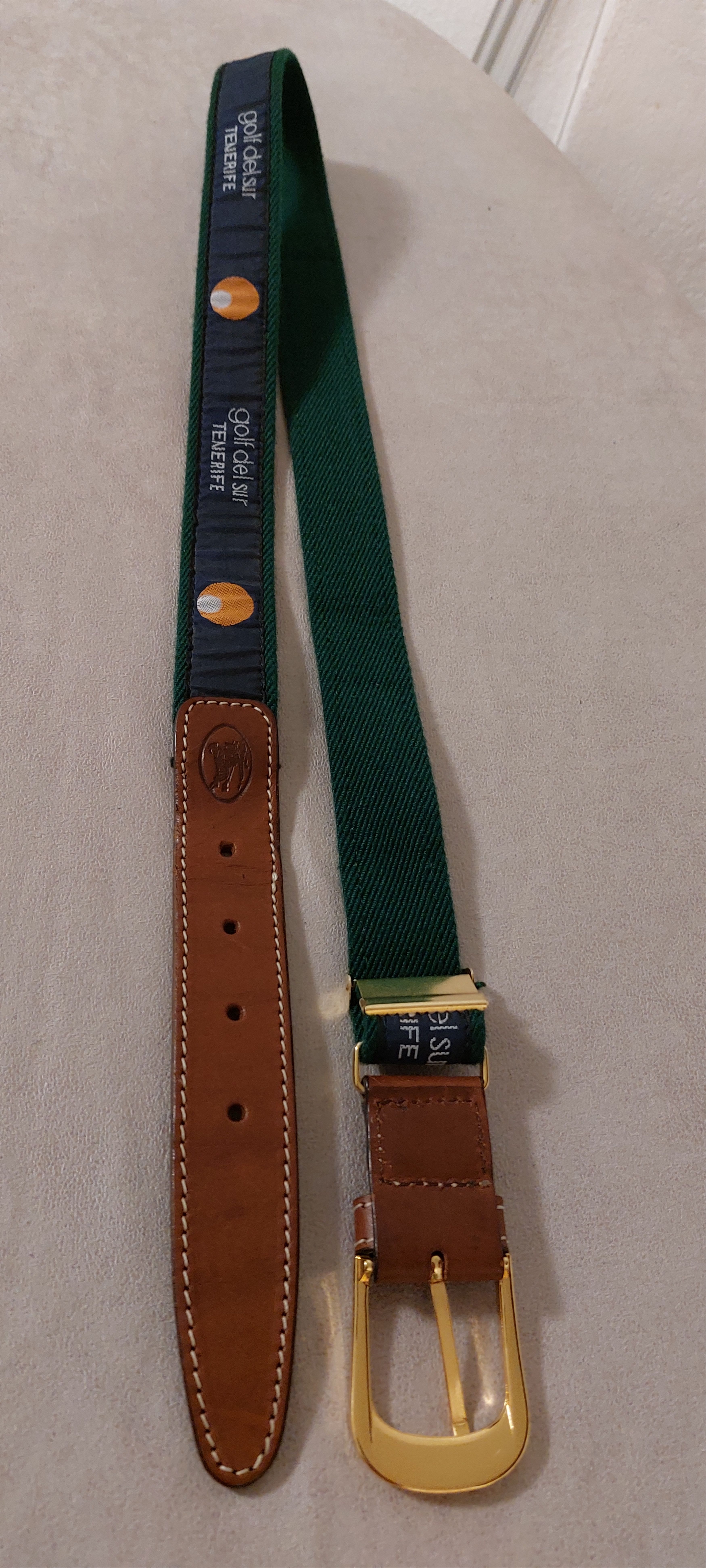 Vintage Vintage Burberrys Golf del Sur Tenerife Belt 80/32 Size ONE SIZE - 4 Thumbnail
