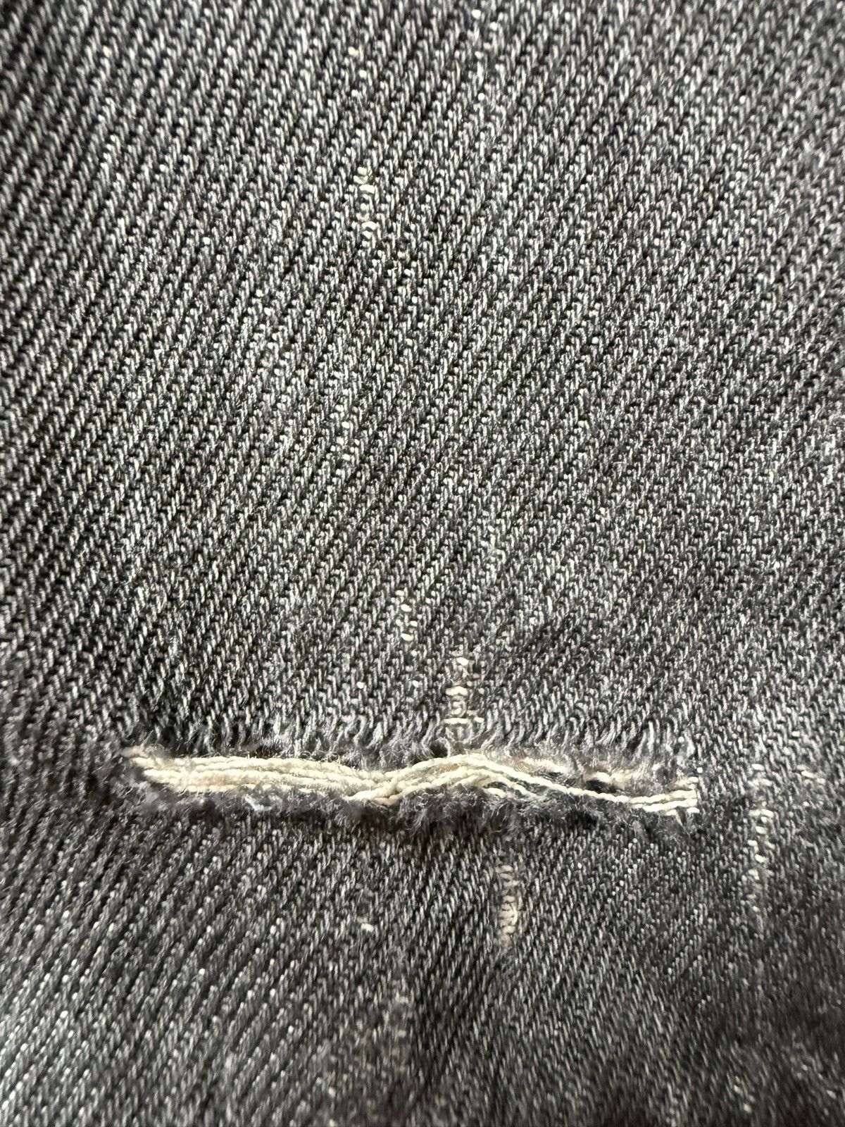 Left Field Nyc Vintage Left Field Button Fly Distress Selvedge Jeans Size US 29 - 3 Thumbnail