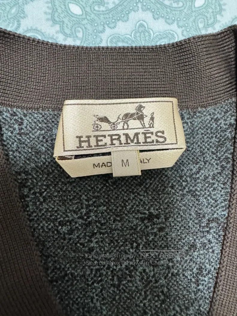Hermes Hermes Knit Cardigan, Open Front Size US M / EU 48-50 / 2 - 7 Thumbnail