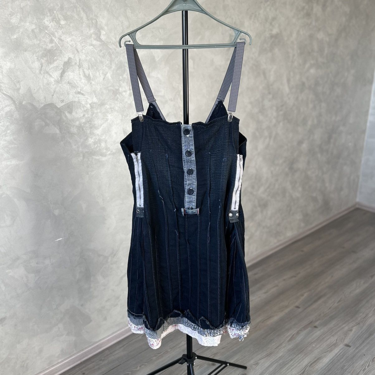 Marithe + Francois Girbaud Marithe Francois Girbaud Avabtgarde Denim Y2K Dress Size M / US 6-8 / IT 42-44 - 12 Thumbnail