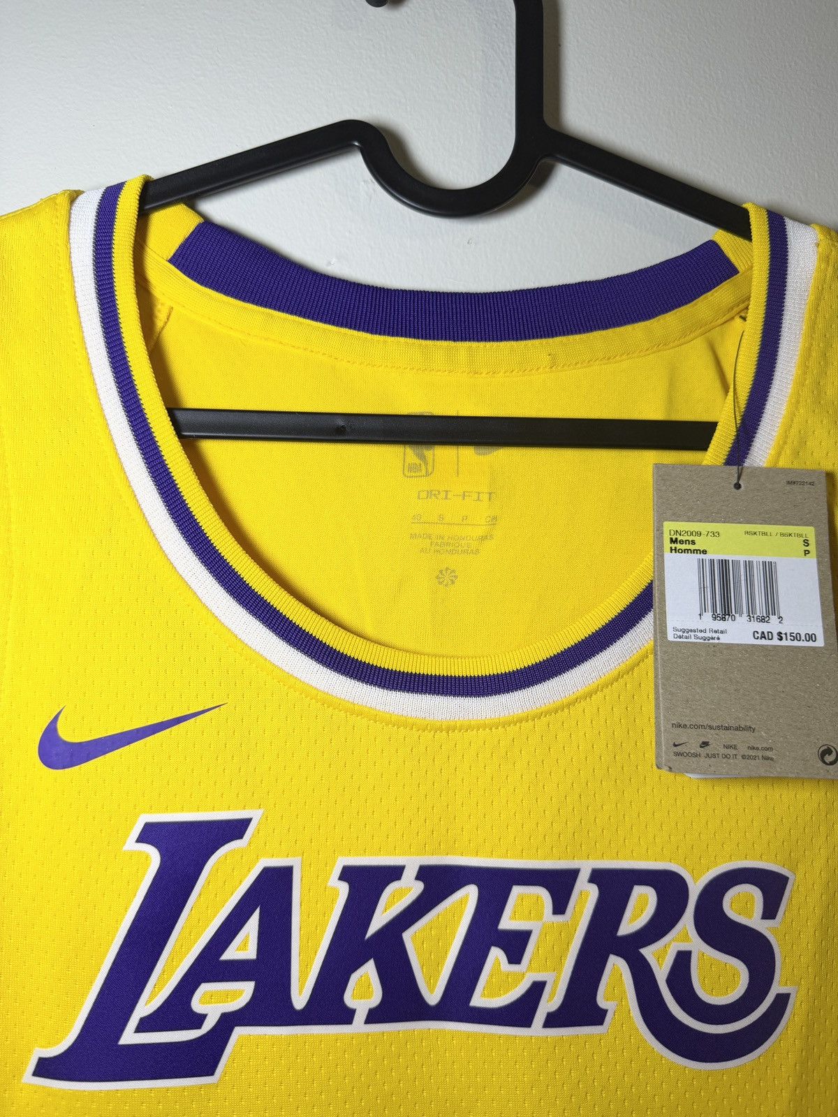 Nike Nike Los Angeles Lakers LeBron James NBA Jersey Size US S / EU 44-46 / 1 - 5 Thumbnail