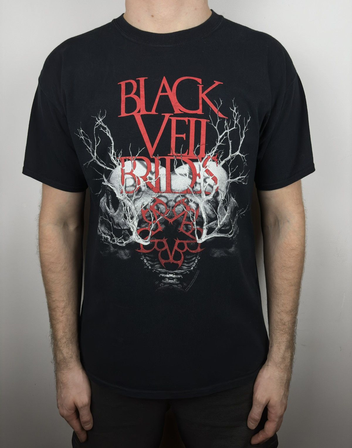 Band Tees Black Veil Brides Metal Rock Band T Shirt Opium Goth Vamp Size US L / EU 52-54 / 3 - 2 Thumbnail