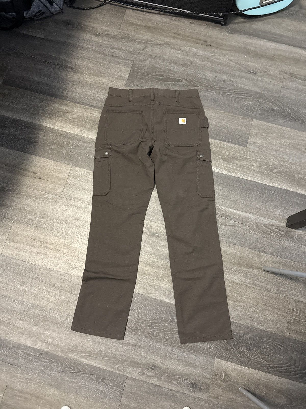 Carhartt Brown carhartt relaxed fit pants Size US 33 - 1 Thumbnail