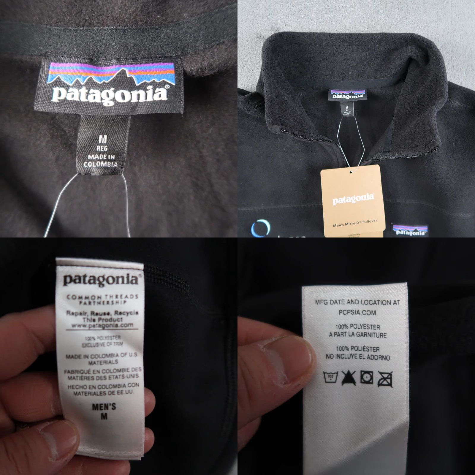 Patagonia Patagonia Men’s Fleece Pullover 1/4 Zip Mock Neck Black M NWT Sweater Active Outdoor Size US M / EU 48-50 / 2 - 9 Thumbnail