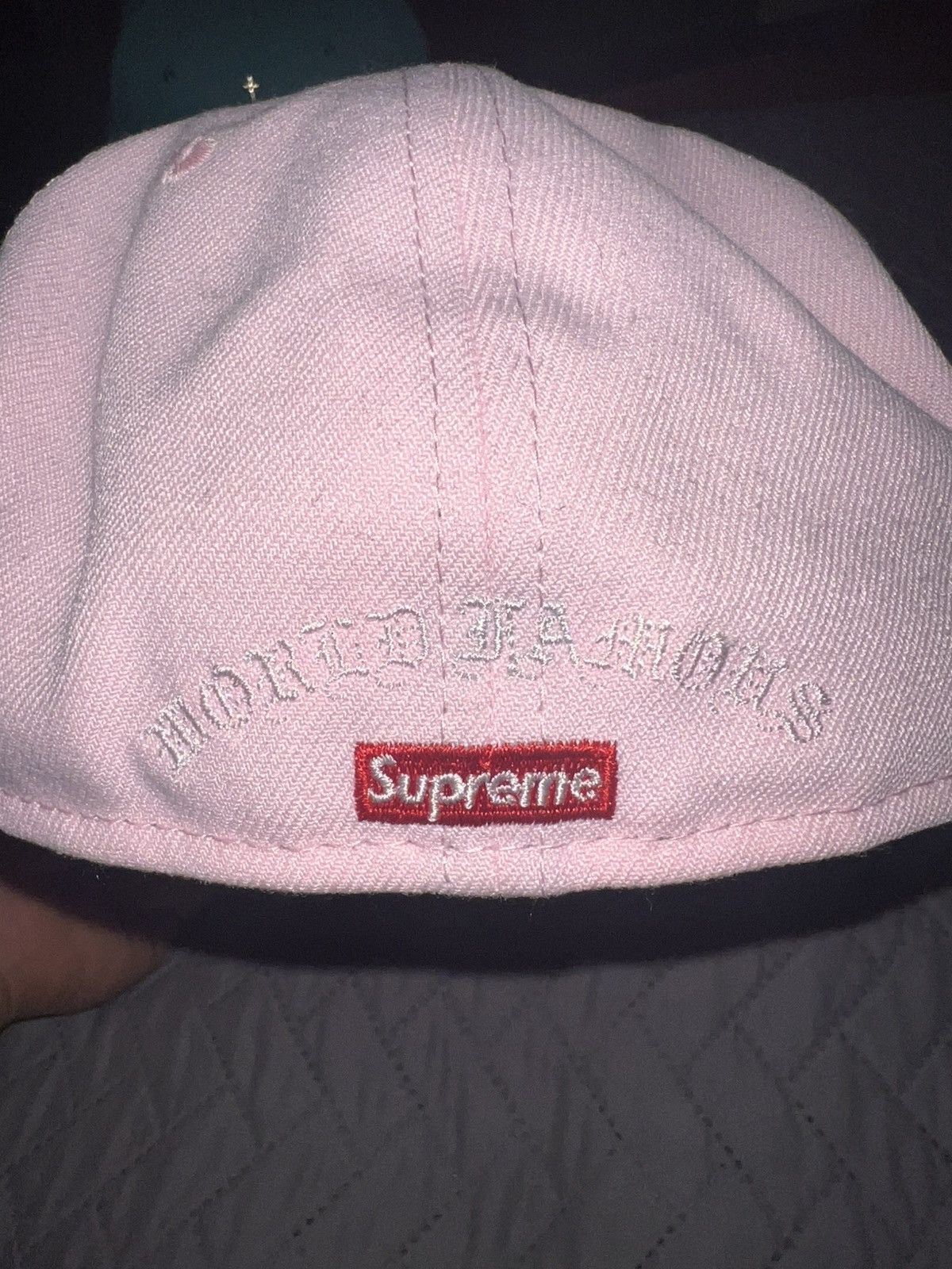 Supreme Supreme World Famous Hat- Pink Size ONE SIZE - 2 Thumbnail