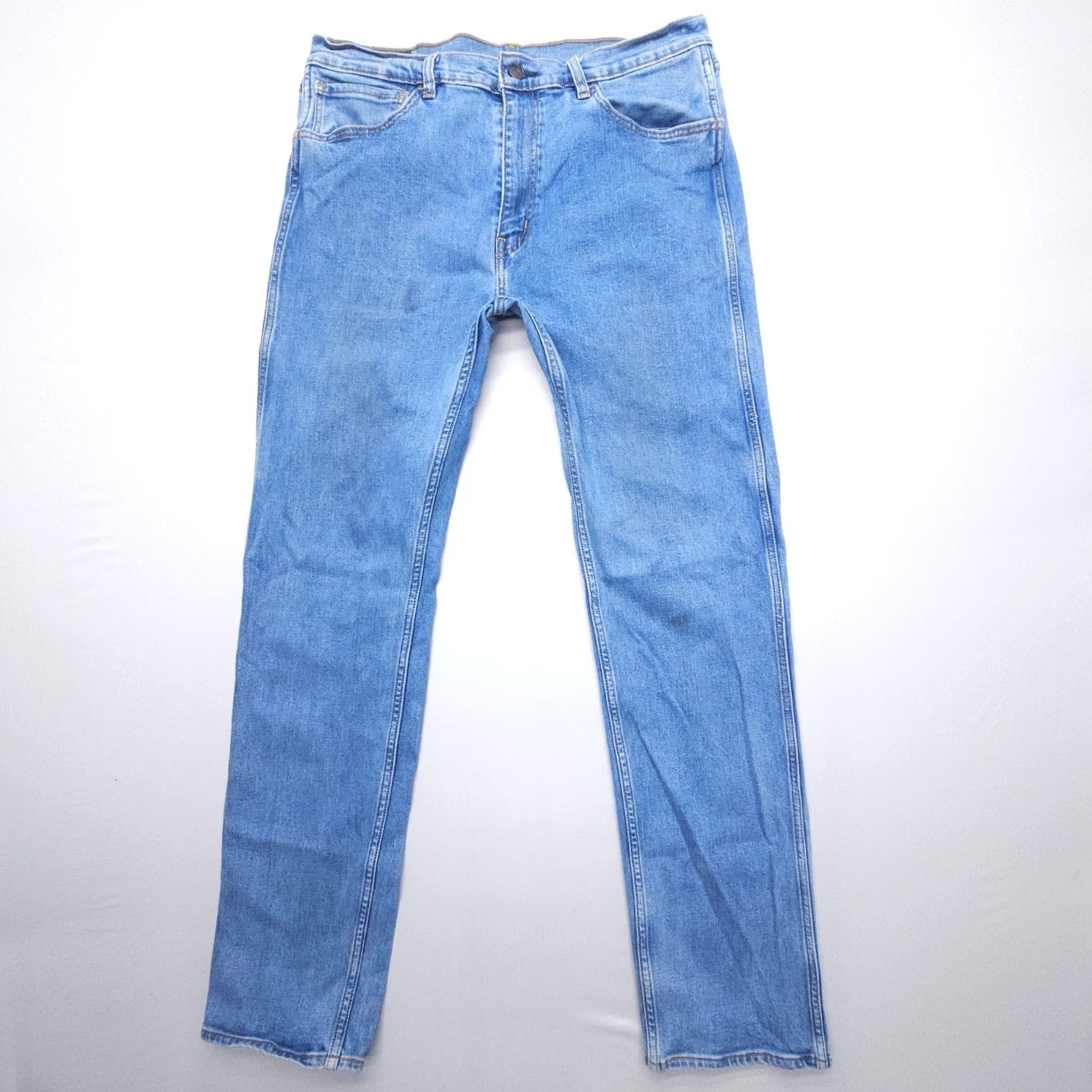 Levi's Levi's Workwear Jeans Mens 36 x 36 Blue Denim Stretch Straight 5-Pocket Regular Mid Rise Denim Long Tall Size US 36 / EU 52 - 2 Thumbnail