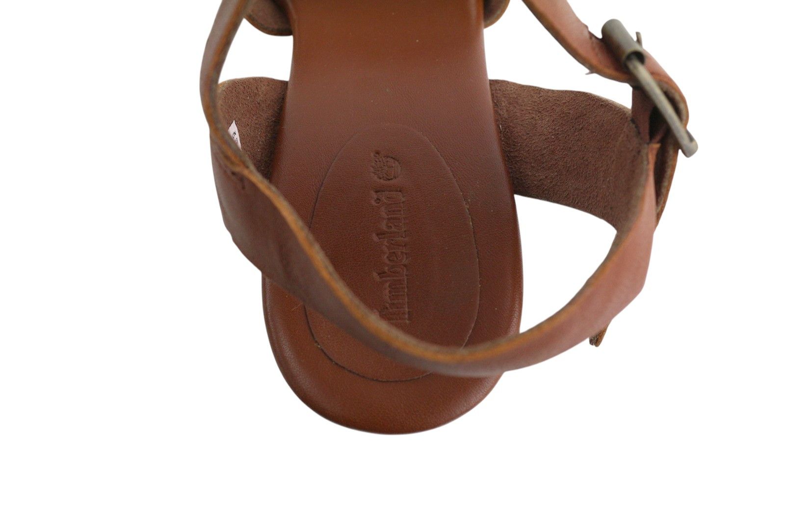 Timberland A1IEA EU39.5 Brown Leather Heeled Sandals 84301 Size US 8.5 / IT 38.5 - 8 Thumbnail