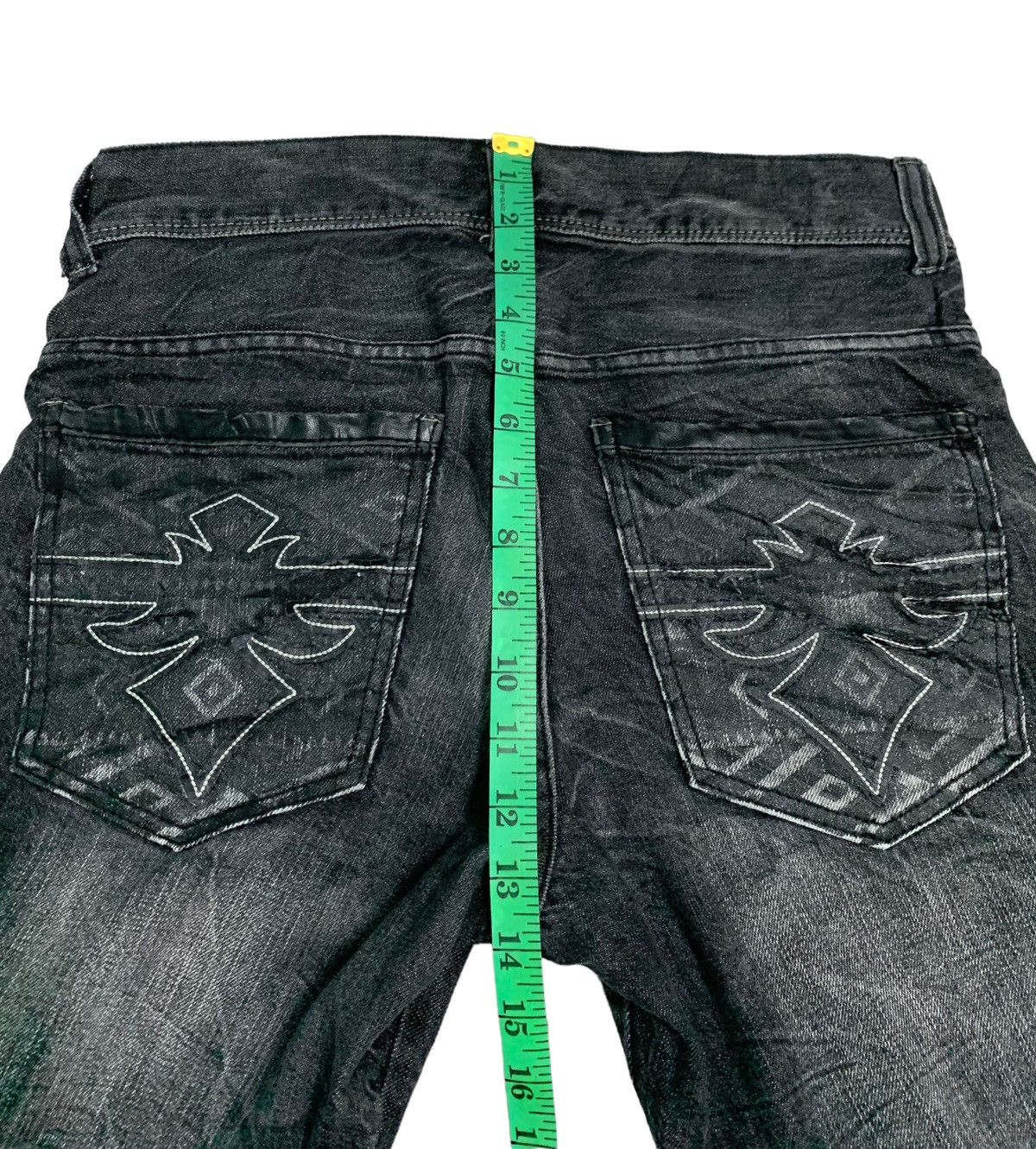 Japanese Brand 🔥Rare Japanese Brand RootThree Style Acid Wash Distressed Size US 32 / EU 48 - 11 Thumbnail