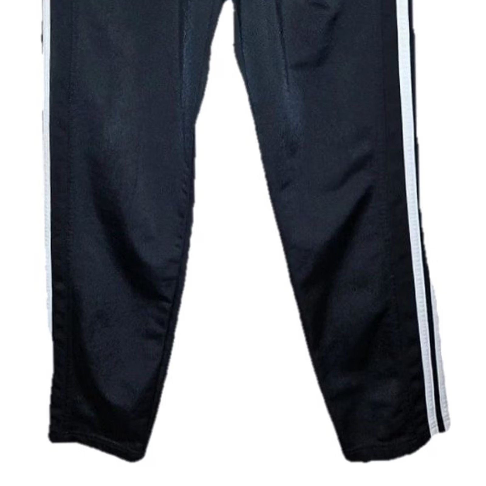 Adidas Adidas Track Pants Small Women Black White Primegreen Athletic Joggers, 3-Stripe, Elastic Waist, Straight Leg, Running & Gym Size 28" / US 6 / IT 42 - 3 Thumbnail