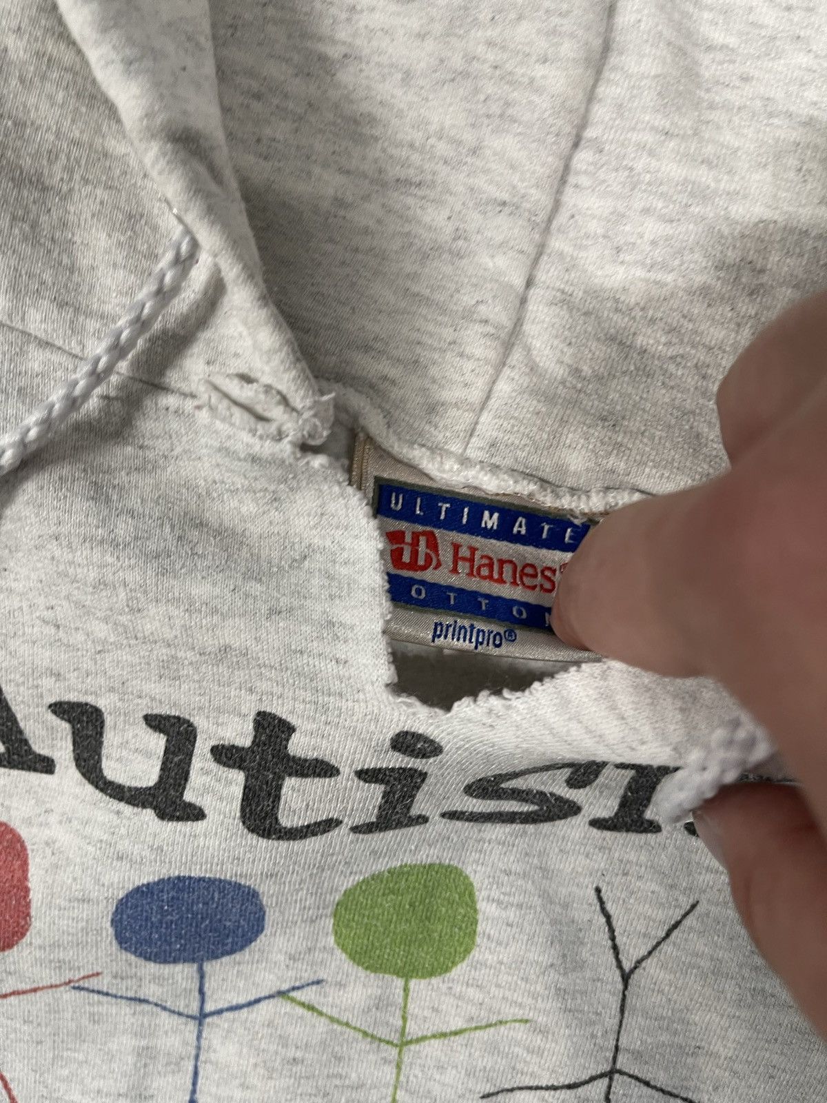 Vintage Autism Seeing The World From Different Angle Hoodie