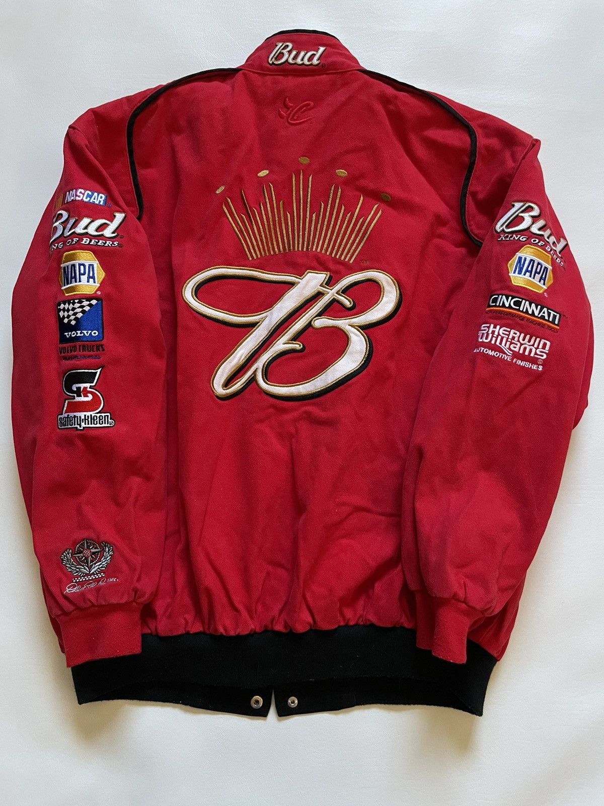 Budweiser × Vintage Vintage Budweiser nascar jacket Size US L / EU 52-54 / 3 - 5 Thumbnail