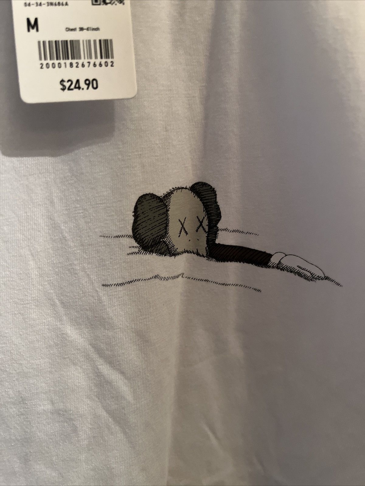 Kaws 100% Authentic FW23 KAWS X Uniqlo Short Sleeve White/Blue Size US M / EU 48-50 / 2 - 3 Thumbnail