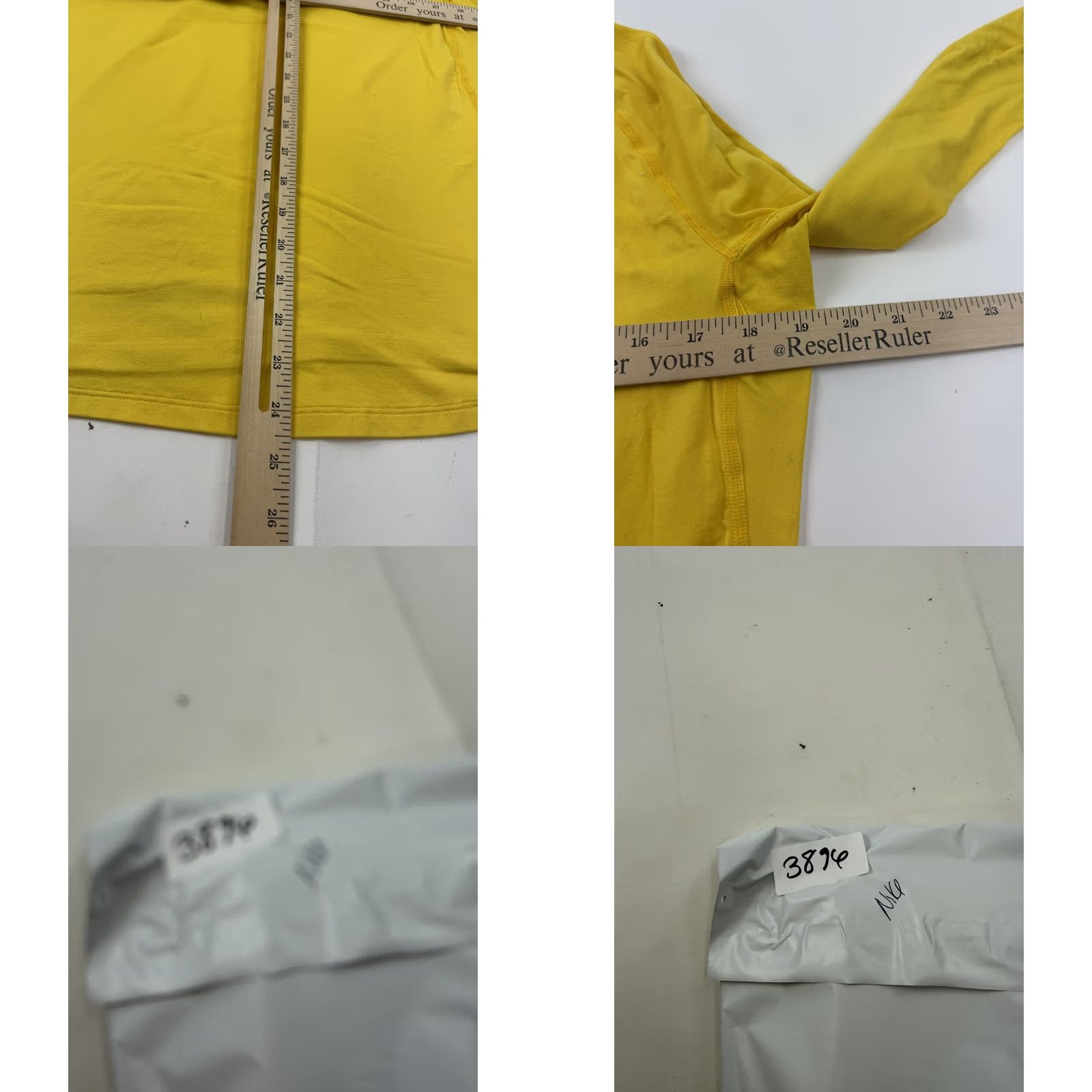 Nike Nike Dri-FIT Pullover Womens Large Yellow 1/4 Zip Long Sleeve Top Size L / US 10 / IT 46 - 9 Thumbnail