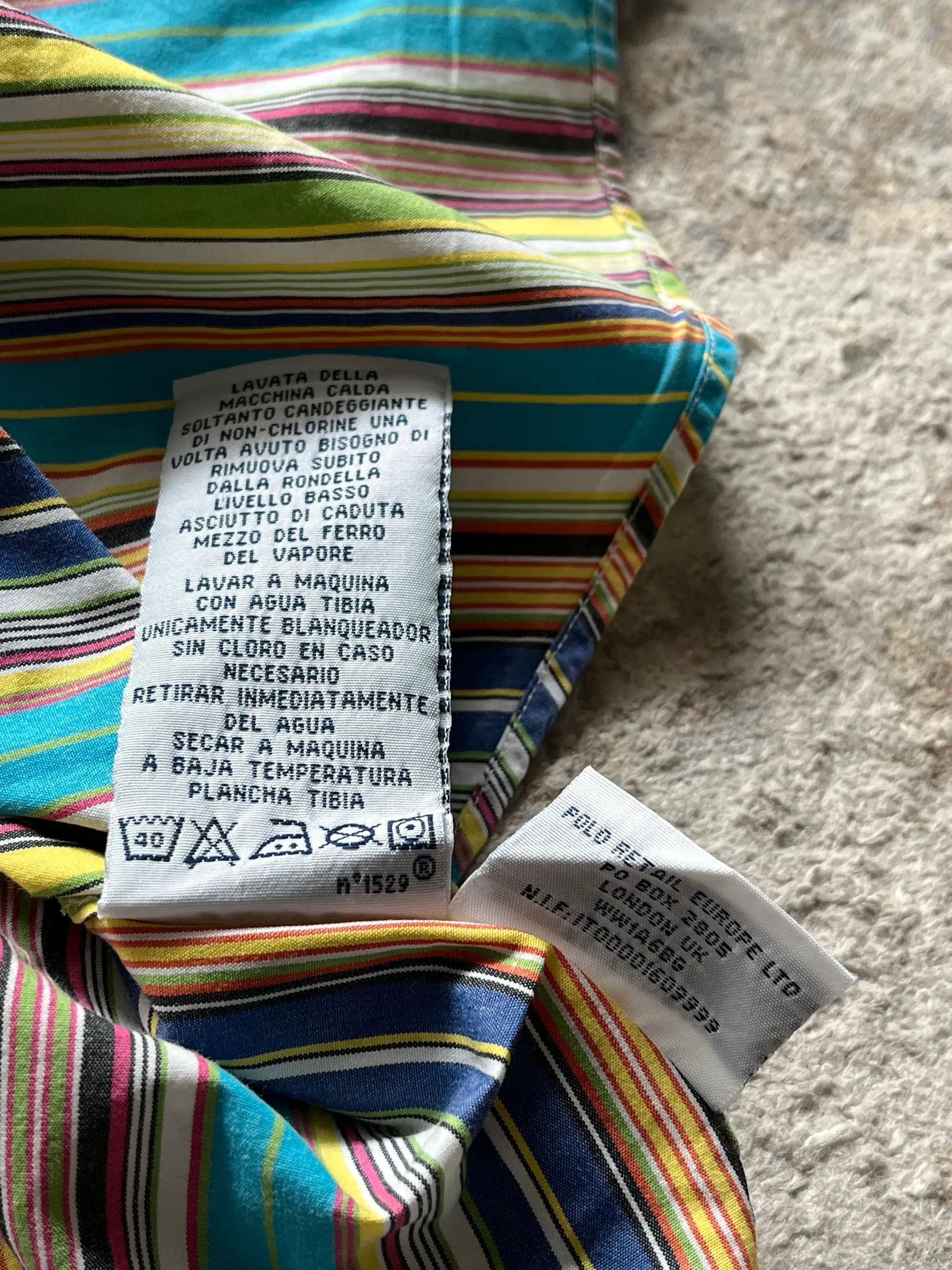 Polo Ralph Lauren Ralph Lauren Curham Custom Fit Sz L Stripped Summer 2000s Size US L / EU 52-54 / 3 - 5 Thumbnail