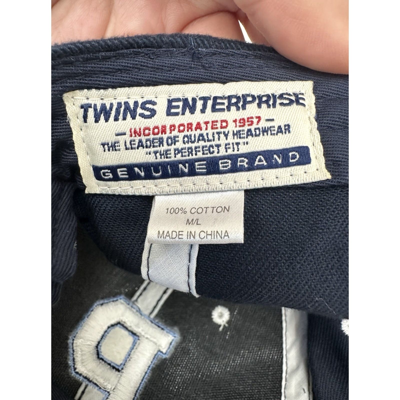 Twins Twins Enterprise Baseball Hat Pikes Peak Colorado Navy Blue Adjustable Cap Size ONE SIZE - 5 Thumbnail