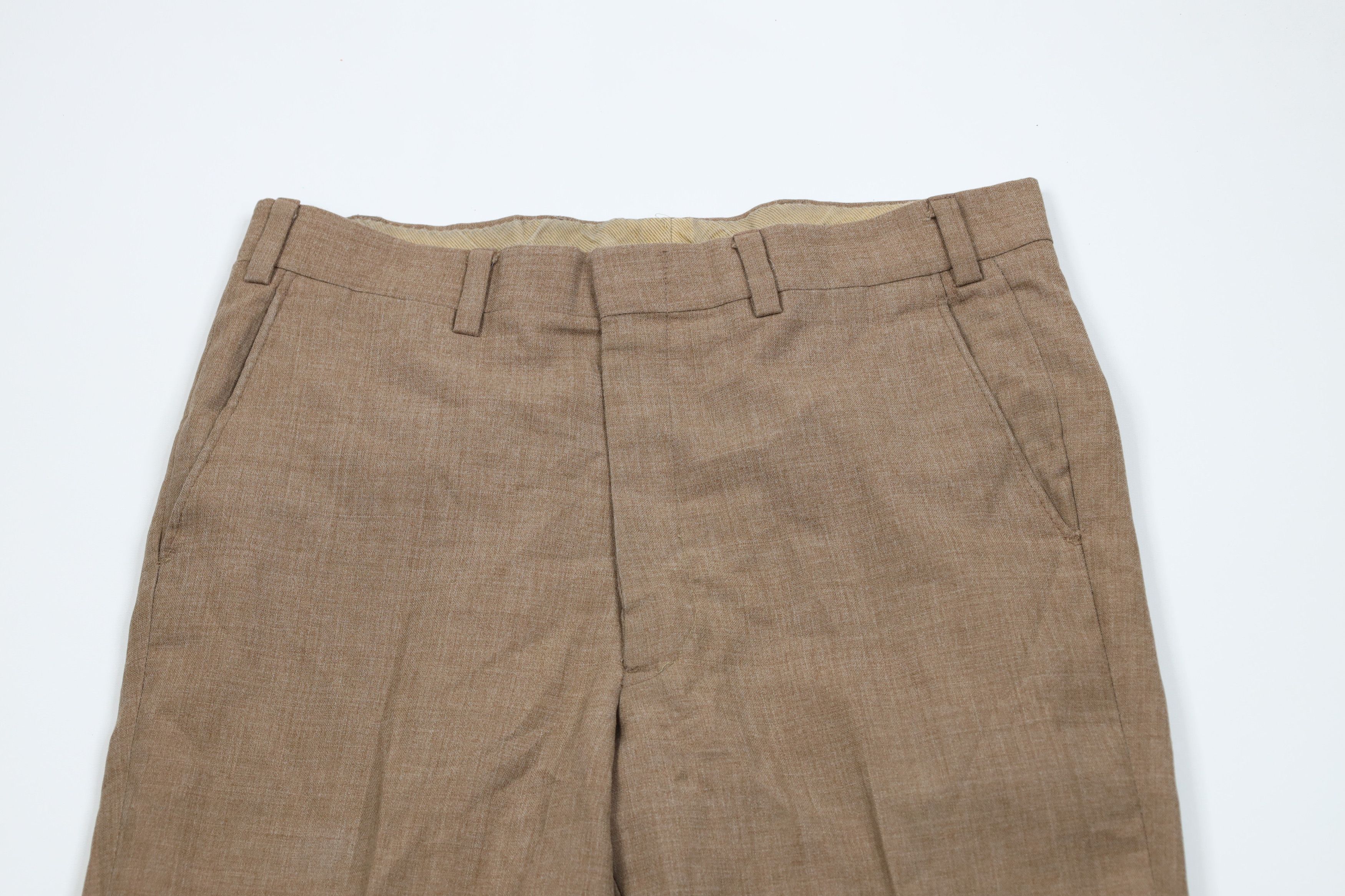 Vintage Vintage 60s 70s Streetwear Wool Blend Wide Leg Pants Size US 32 / EU 48 - 2 Thumbnail