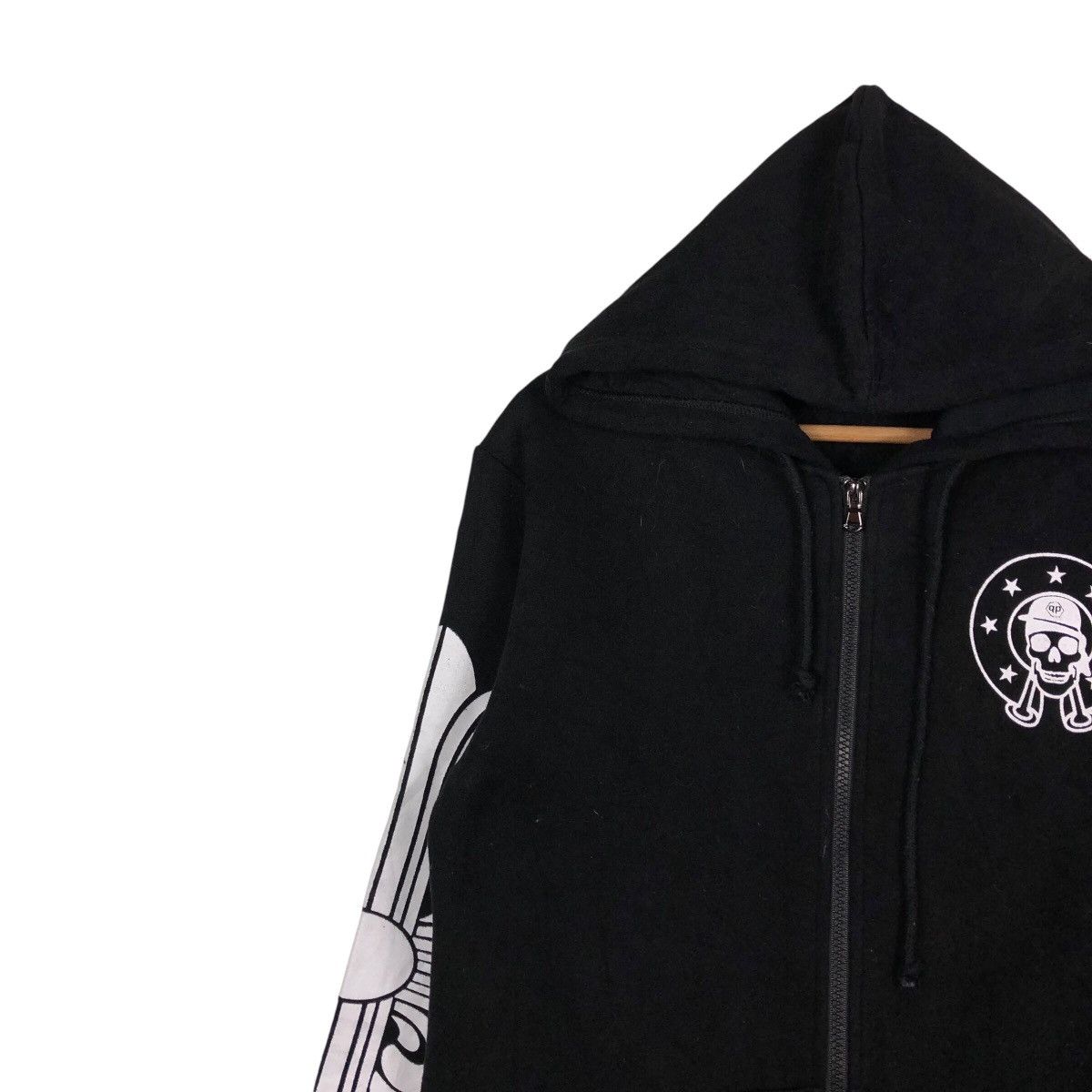 Japanese Brand 📌Vintage Hoodie Zipper Sweater Big Logo Skeleton Design Size US XL / EU 56 / 4 - 8 Thumbnail