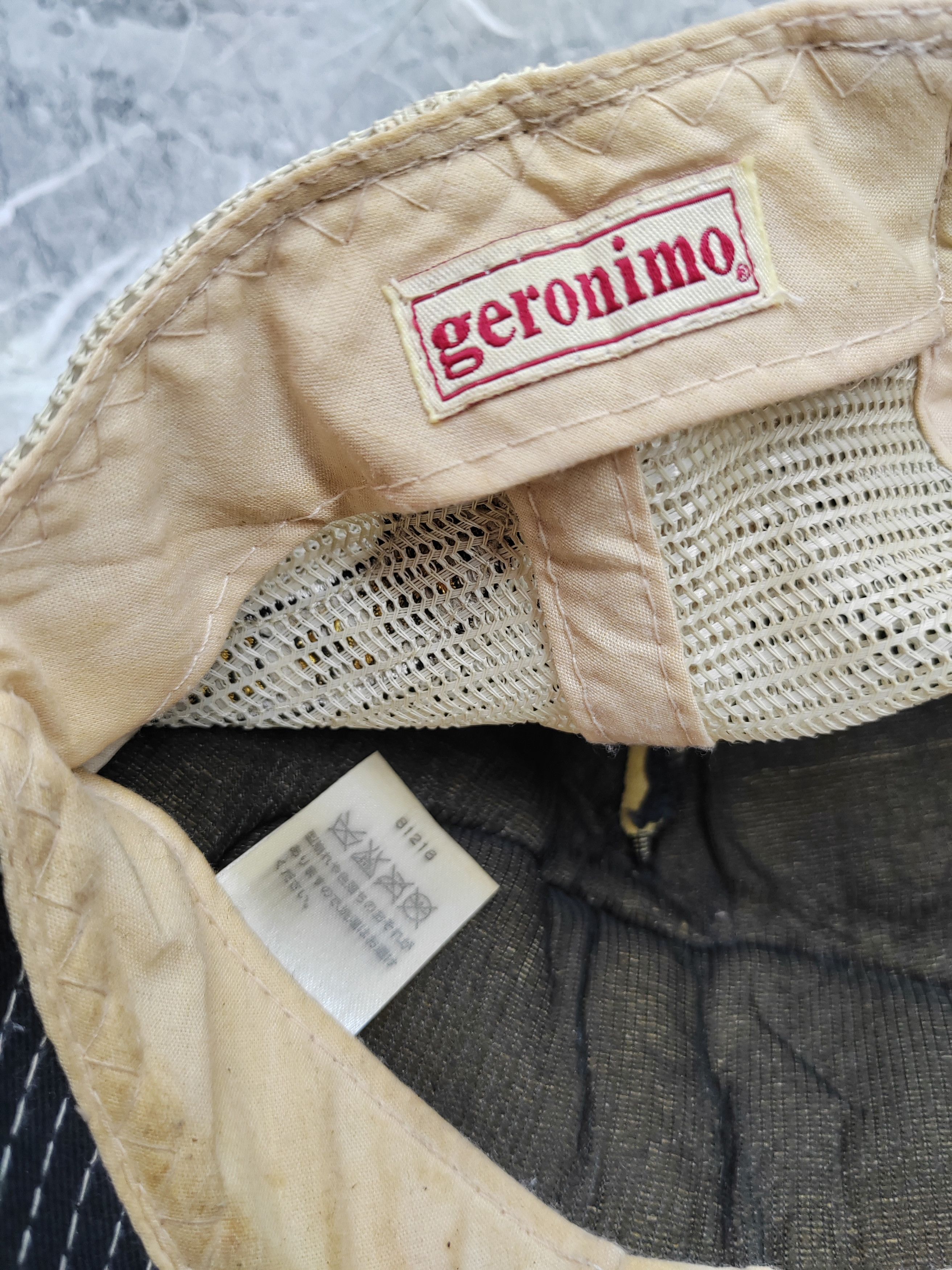 Japanese Brand Vintage Geronimo Brand Trucker Hat Cap Size ONE SIZE - 7 Thumbnail