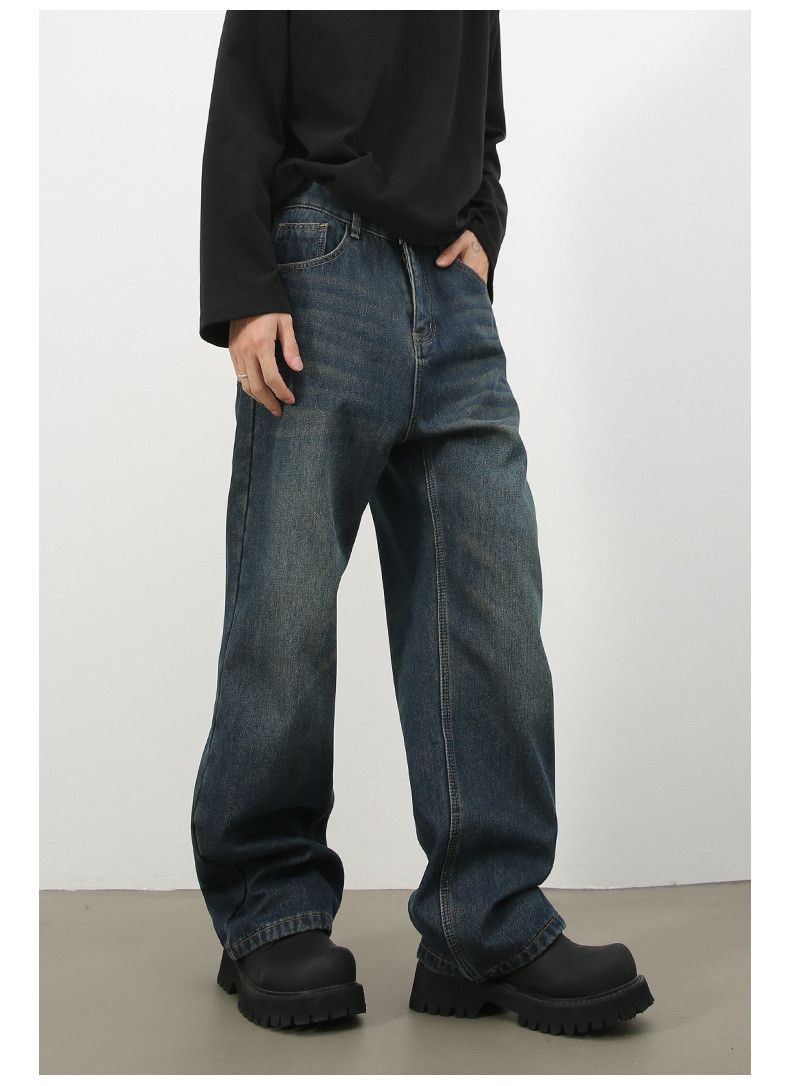 Japanese Brand × Jean Men's blue American loose straight jeans Size US 32 / EU 48 - 5 Thumbnail