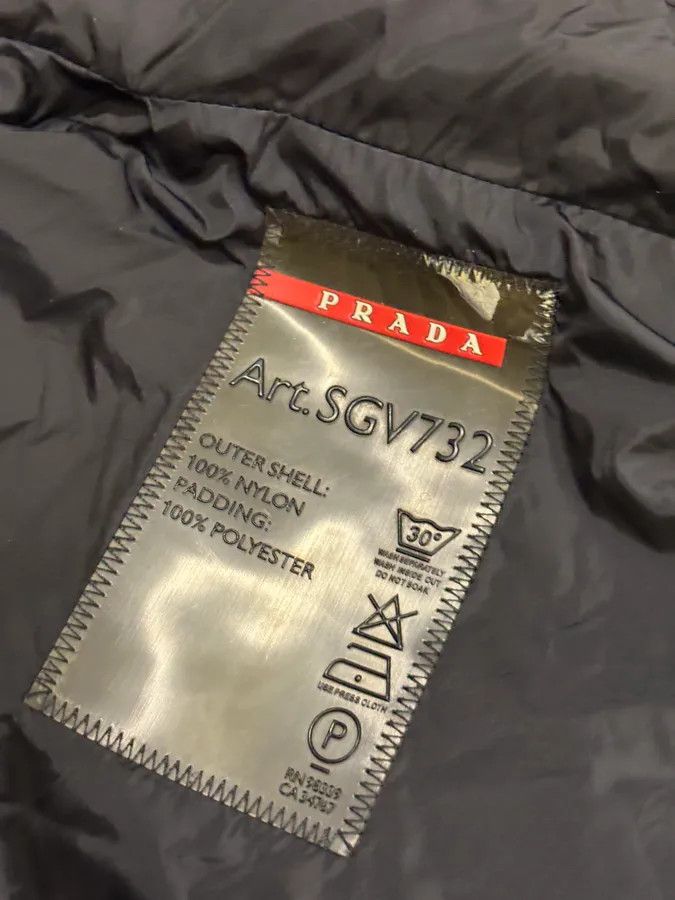 Prada AW2008 Prada Navy Nylon Long Jacket Size US L / EU 52-54 / 3 - 10 Thumbnail
